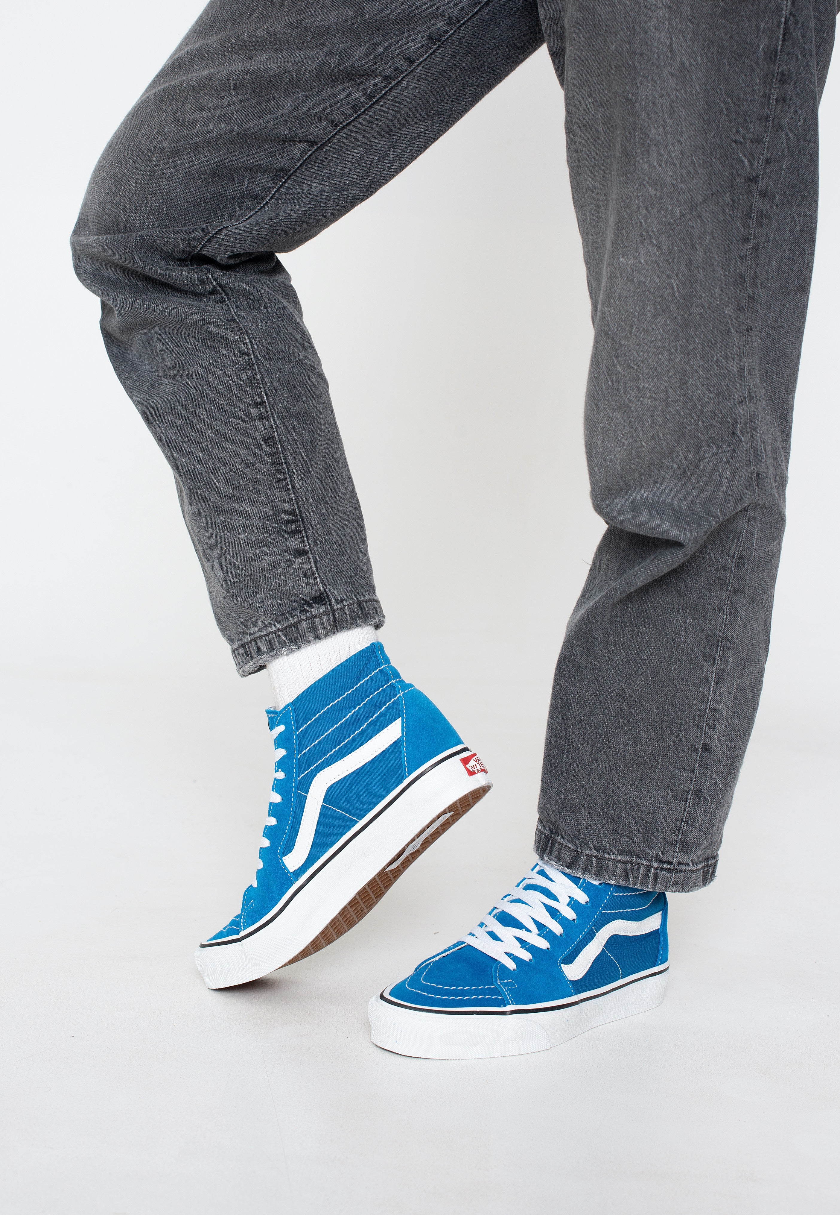 Vans - Sk8 Hi Tapered Color Theory Mediterranian Blue - Girl Shoes | Women-Image