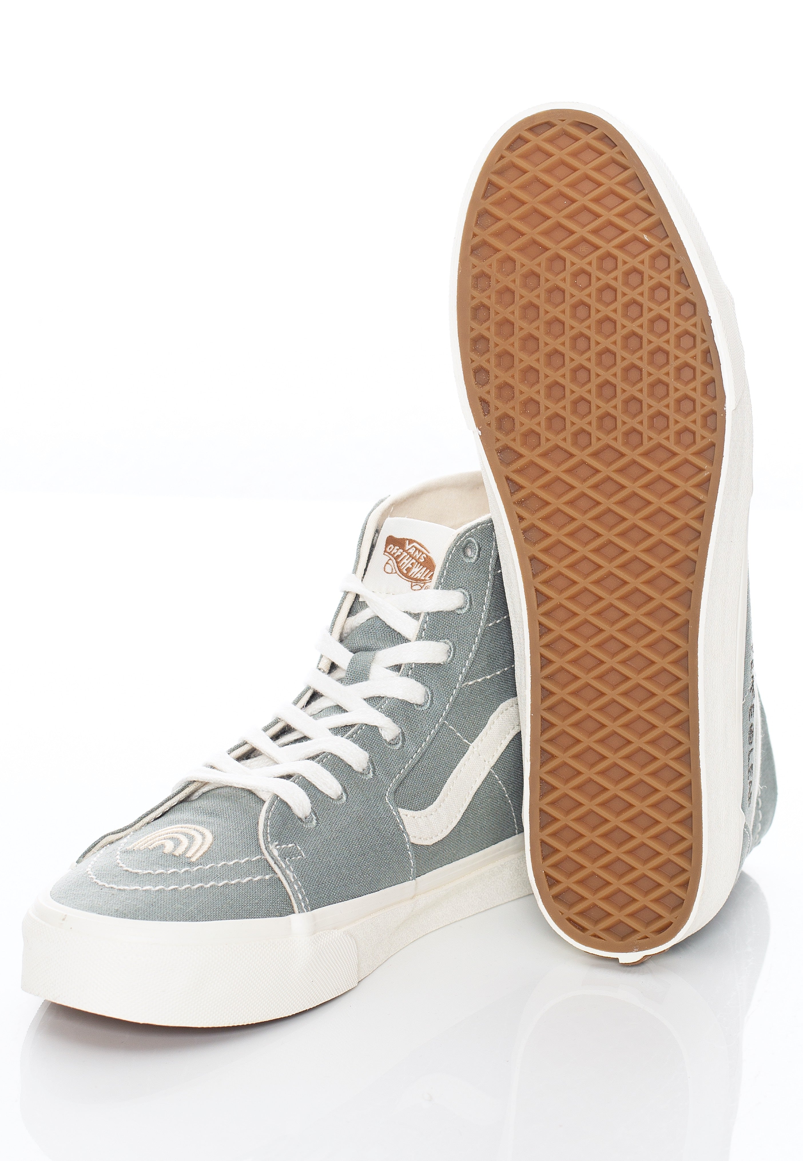 Vans - Sk8 Hi Tapered Eco Theory Green Milieu/Marshmallow - Shoes | Men-Image