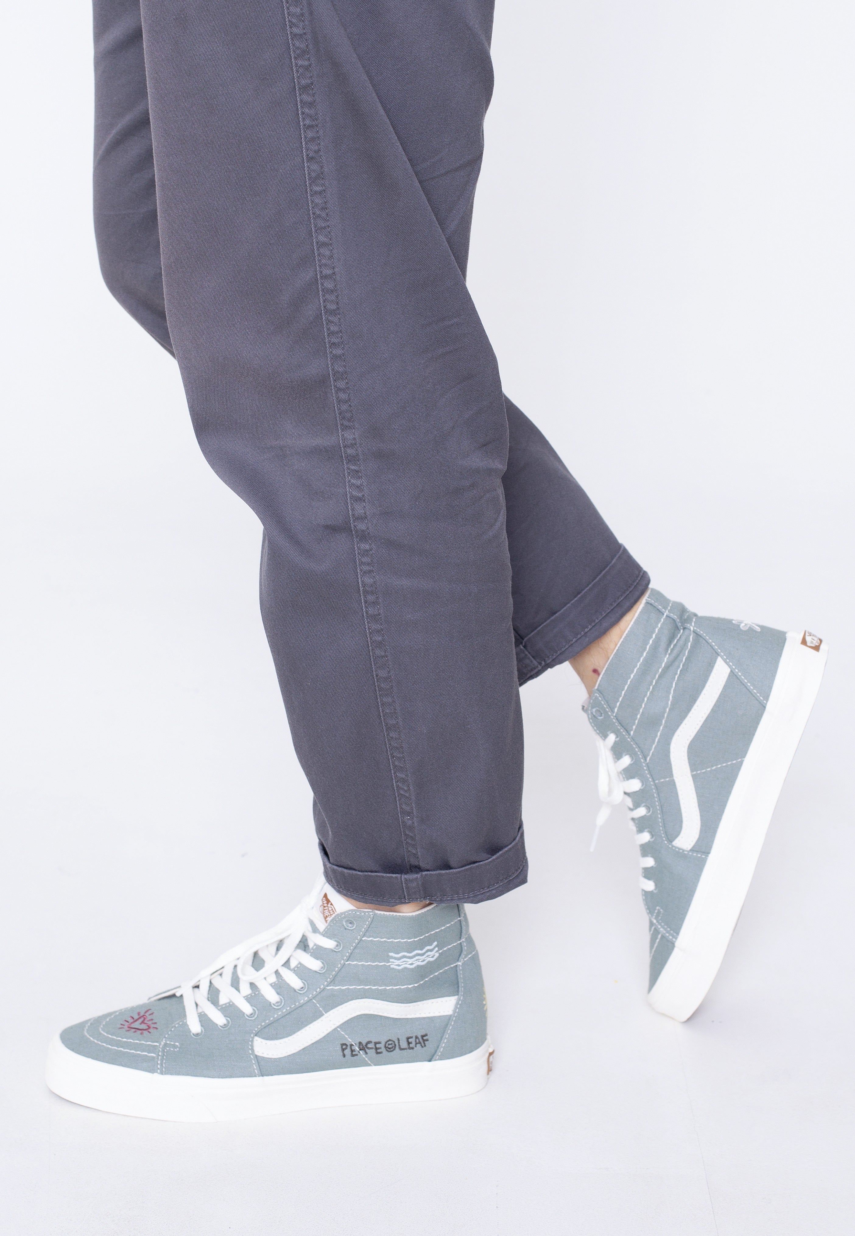 Vans - Sk8 Hi Tapered Eco Theory Green Milieu/Marshmallow - Shoes | Men-Image