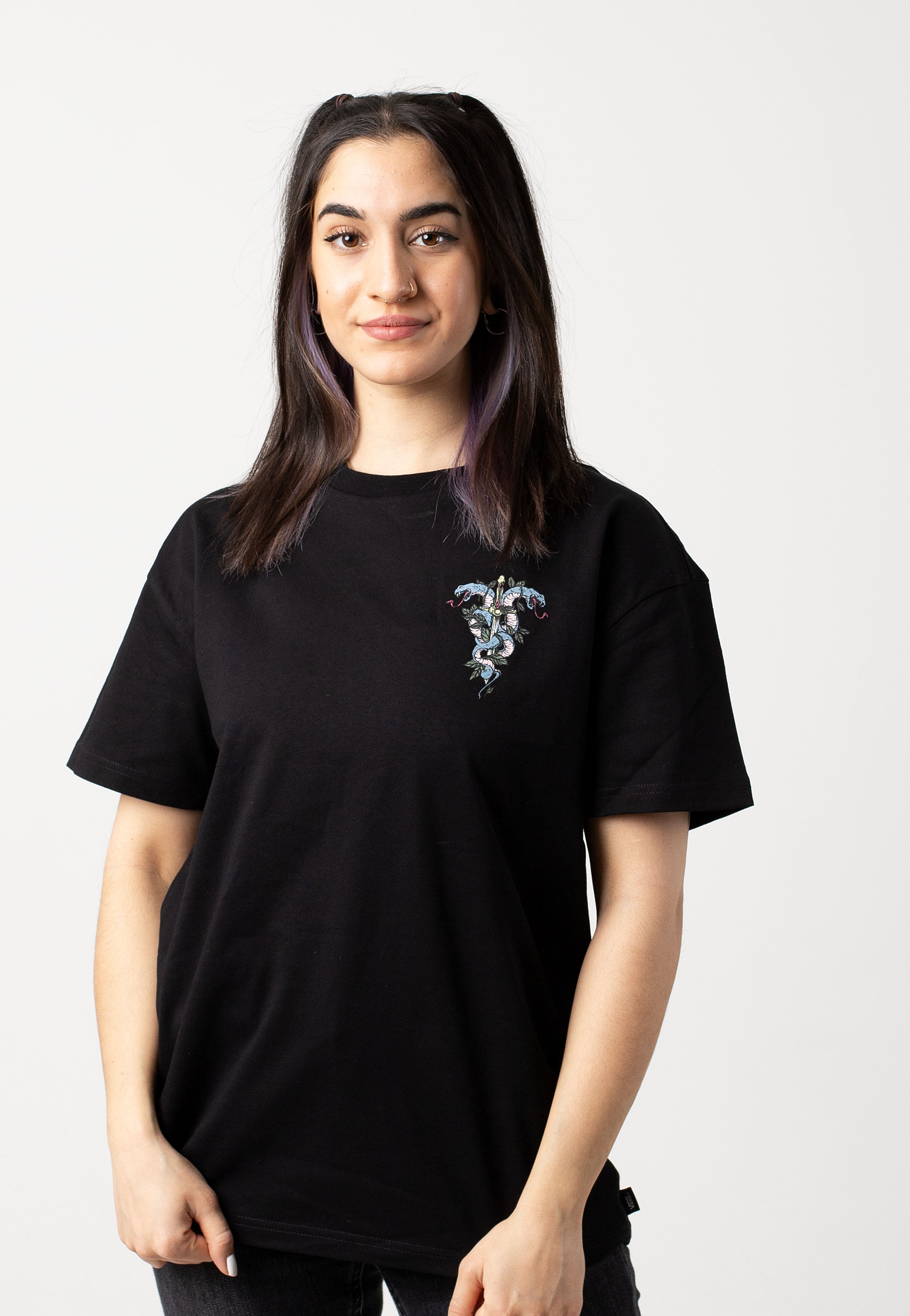 Vans - Twisted Oversized Black - T-Shirt | Women-Image