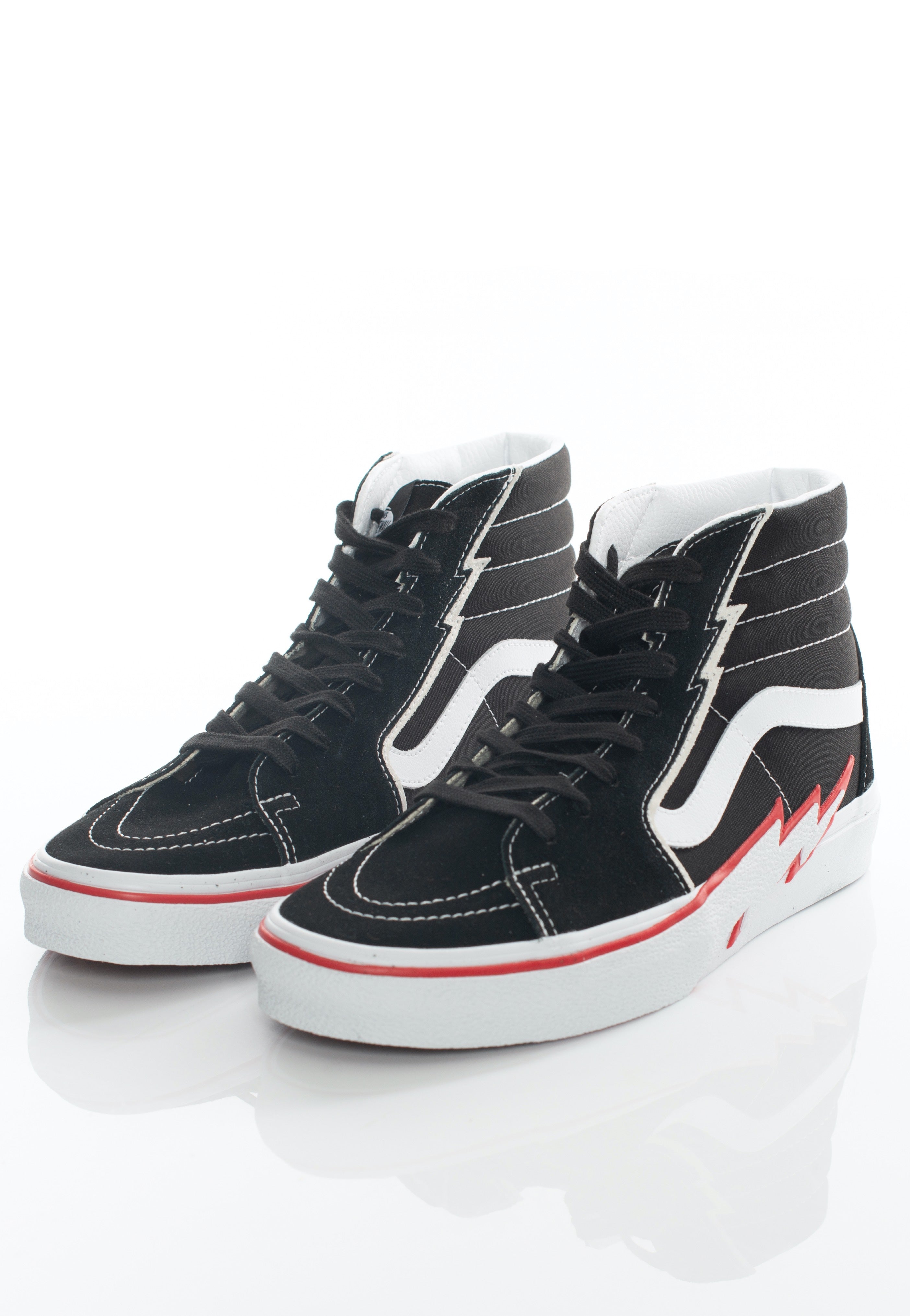 Vans - Sk8 Hi Bolt Black/Racing Red - Shoes | Men-Image