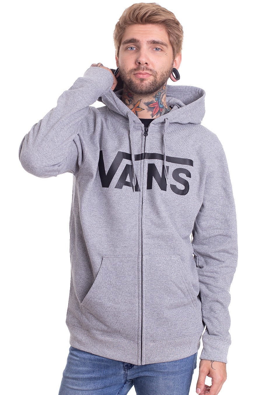 Vans - Vans Classic II Cement Heather/Black - Zipper | Men-Image