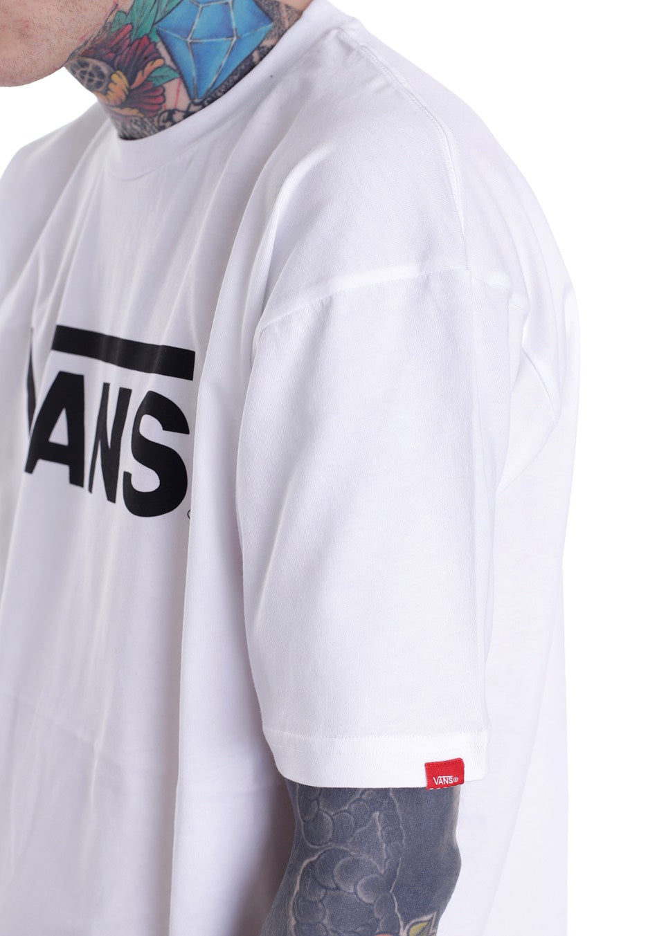 Vans - Vans Classic White/Black - T-Shirt | Men-Image