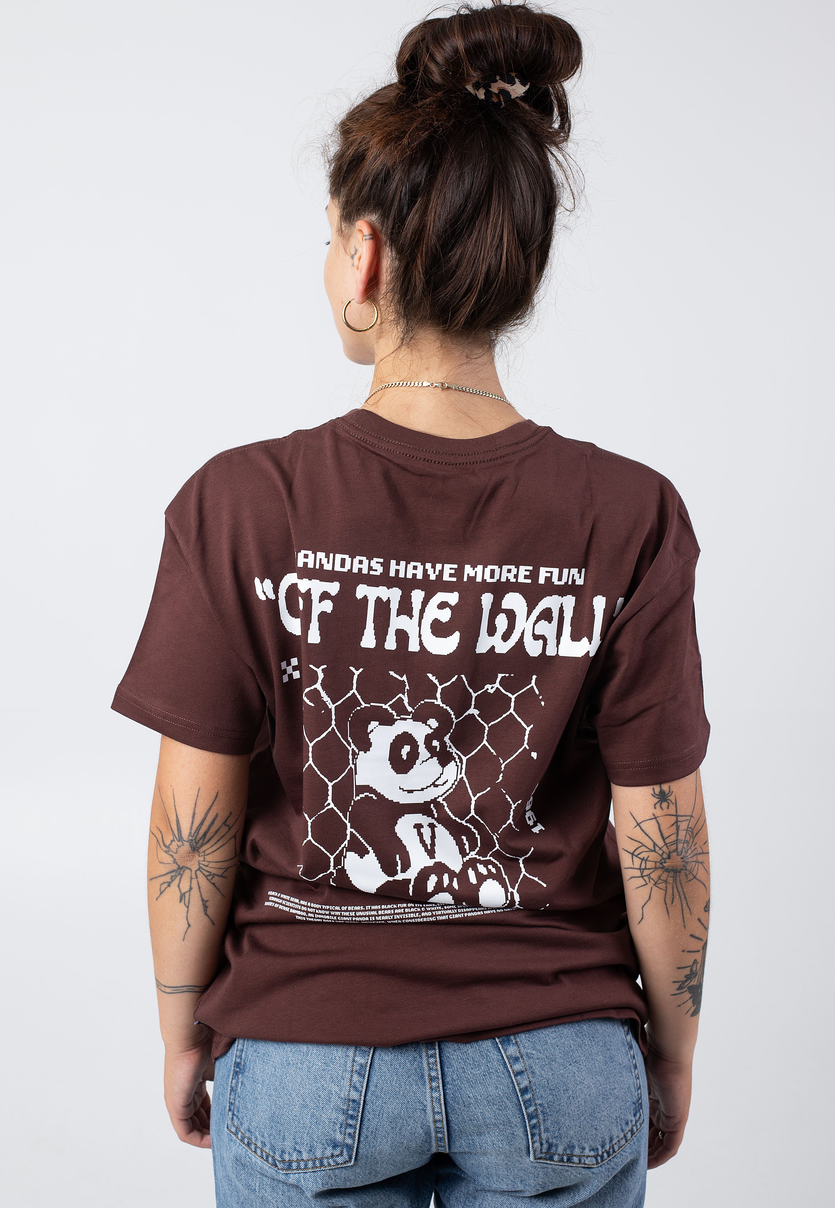 Vans - V Panda Oversized Bitter Chocolate - T-Shirt | Women-Image