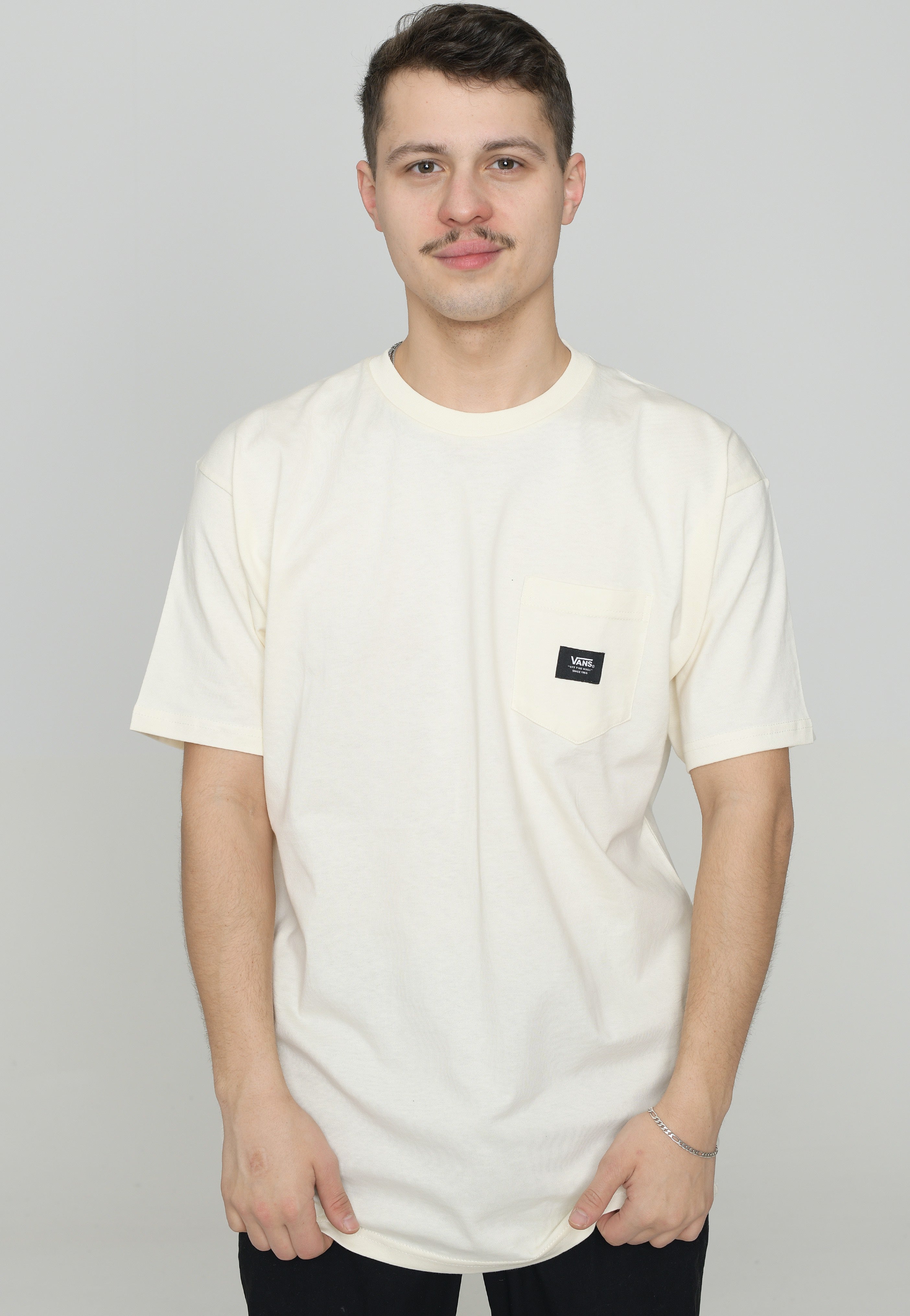 Vans - Woven Patch Pocket Antique White - T-Shirt | Men-Image