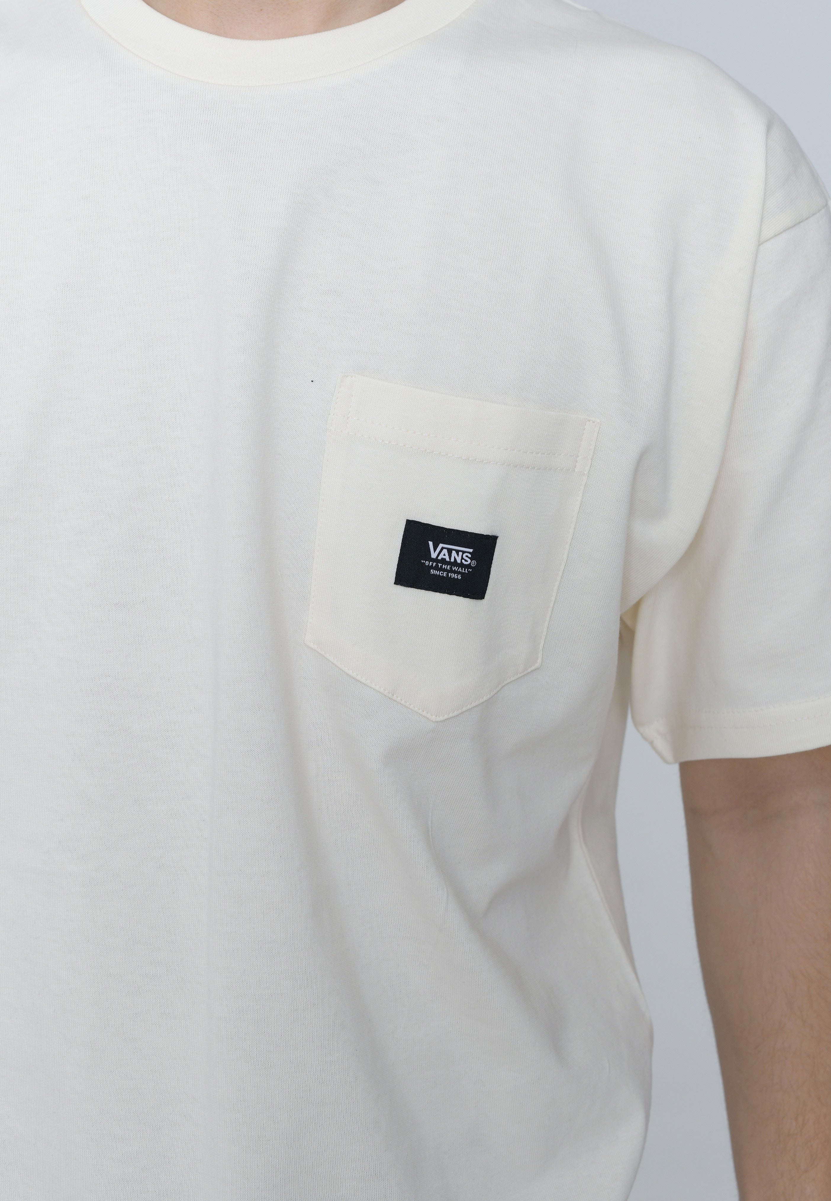 Vans - Woven Patch Pocket Antique White - T-Shirt | Men-Image