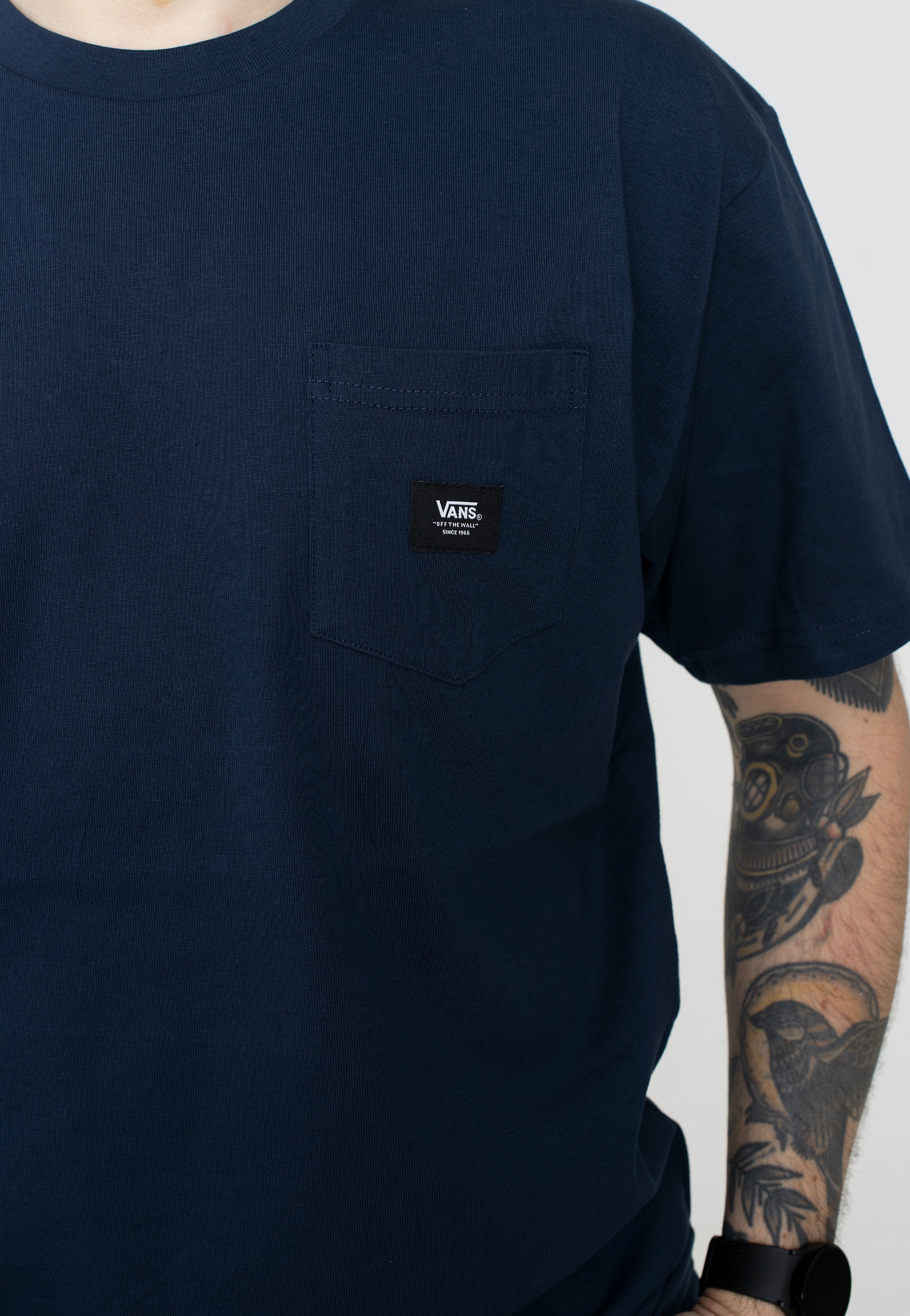 Vans - Woven Patch Pocket Dress Blues - T-Shirt | Men-Image