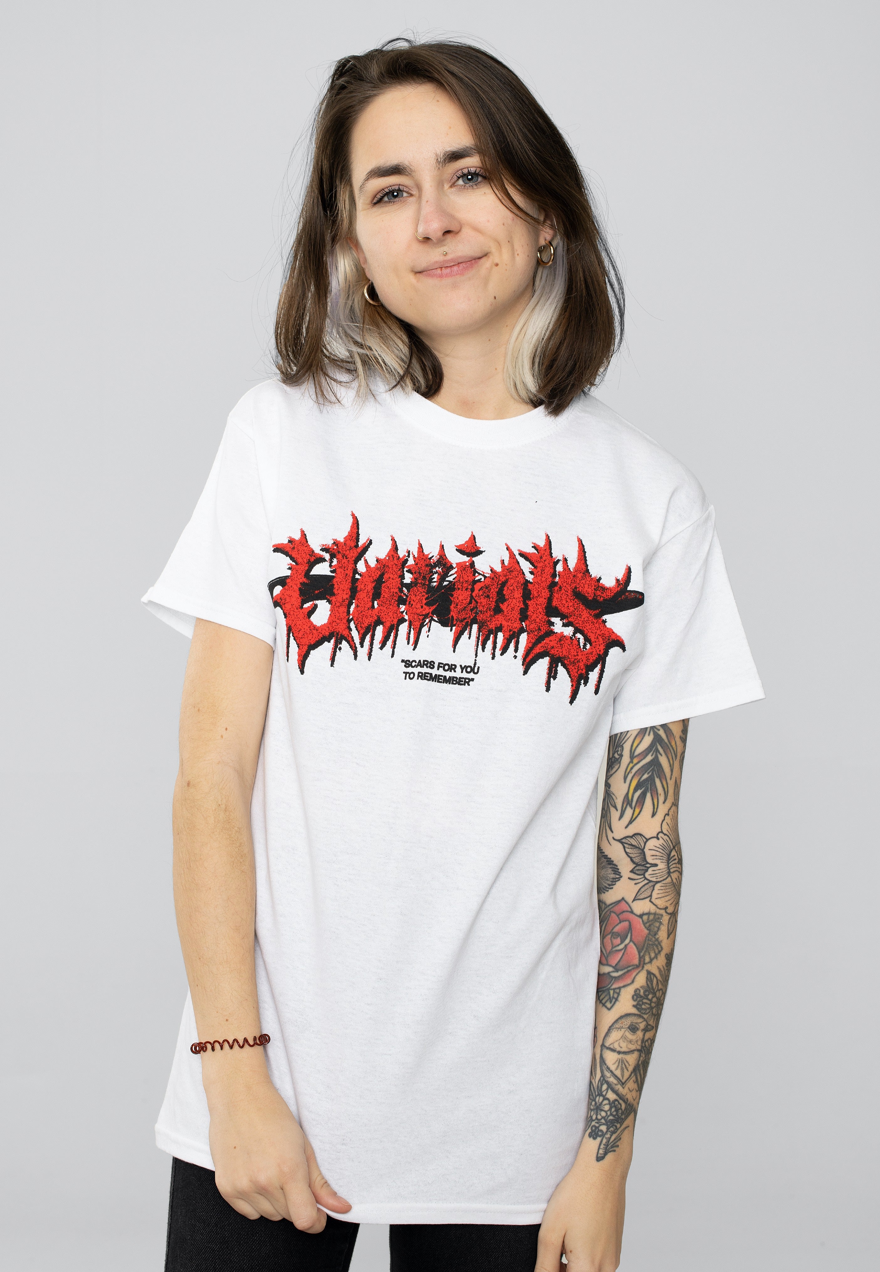 Varials - Knife White - T-Shirt | Women-Image