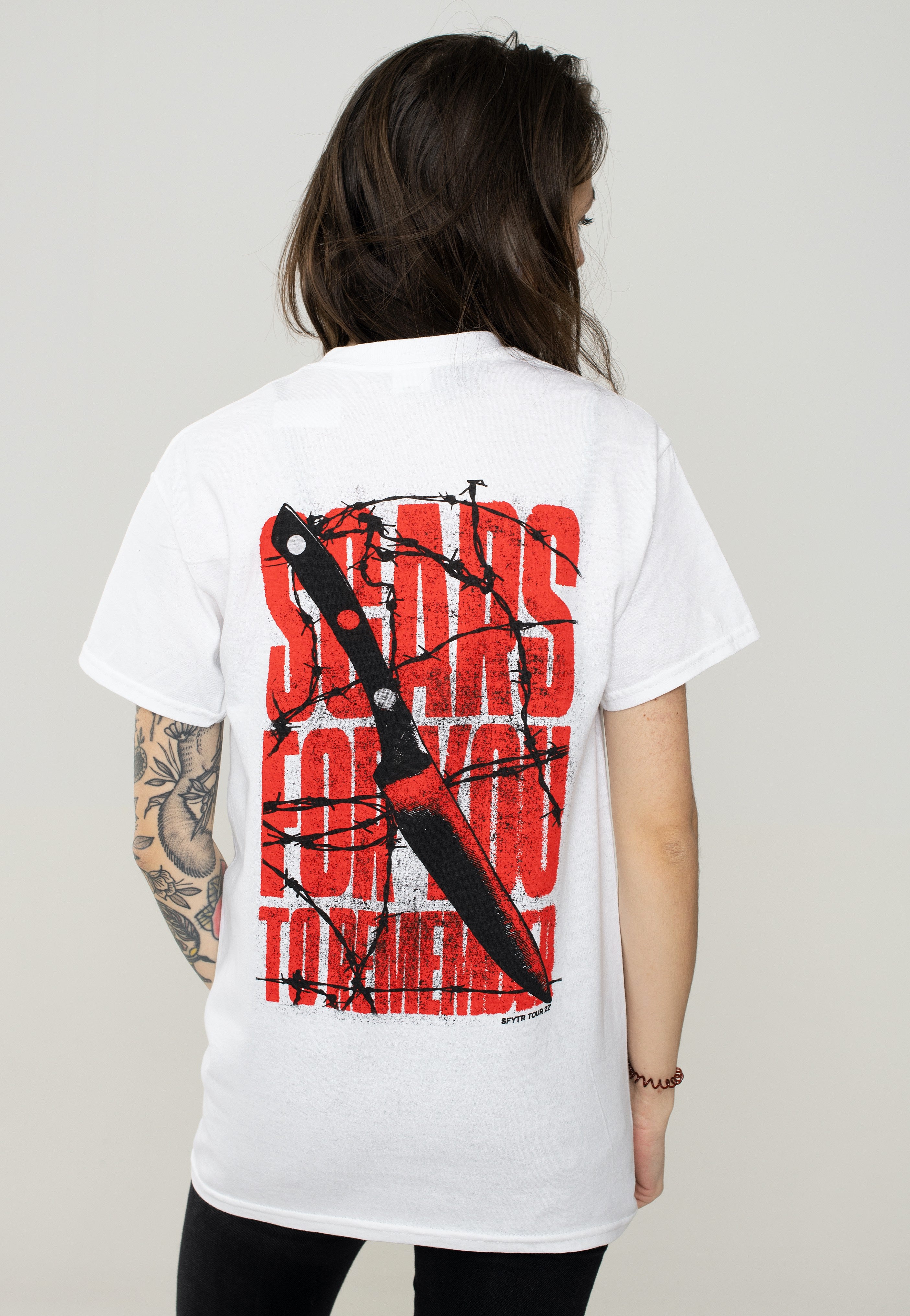 Varials - Knife White - T-Shirt | Women-Image