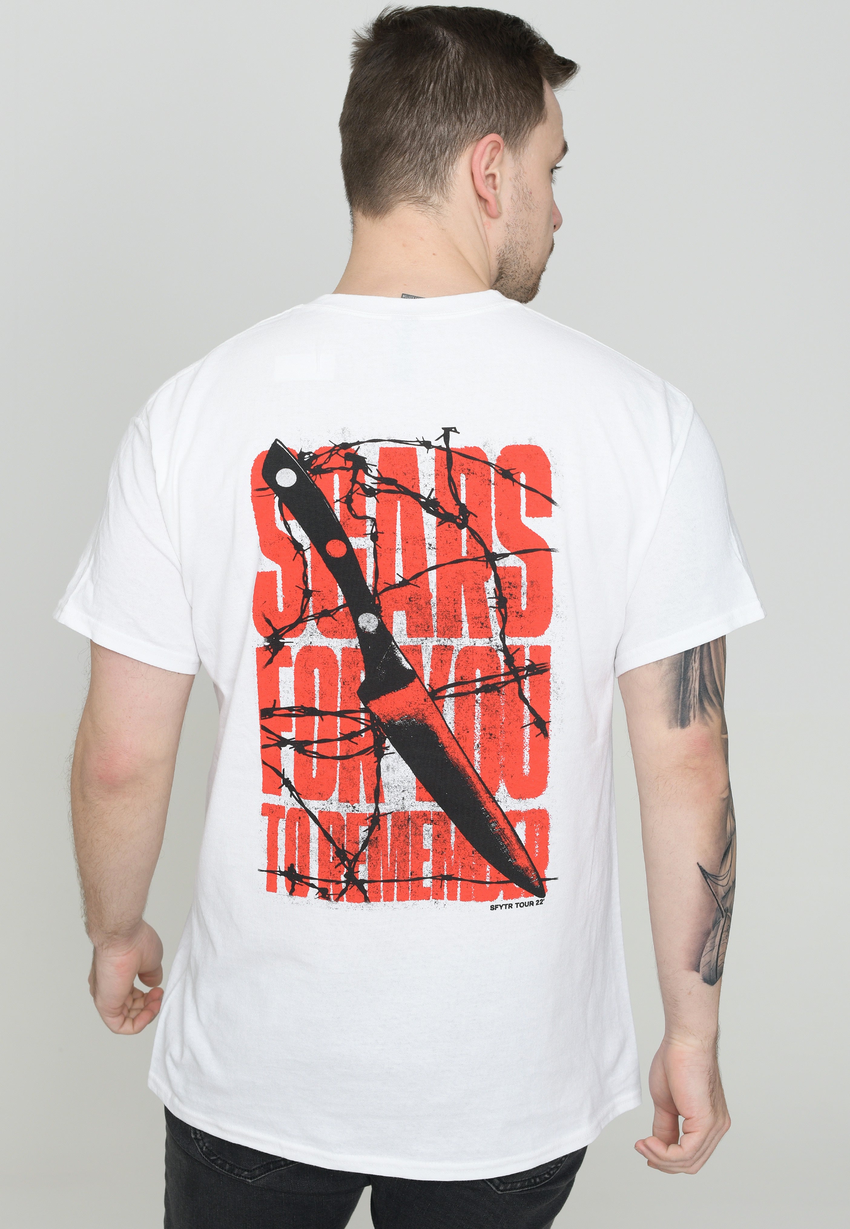 Varials - Knife White - T-Shirt | Men-Image