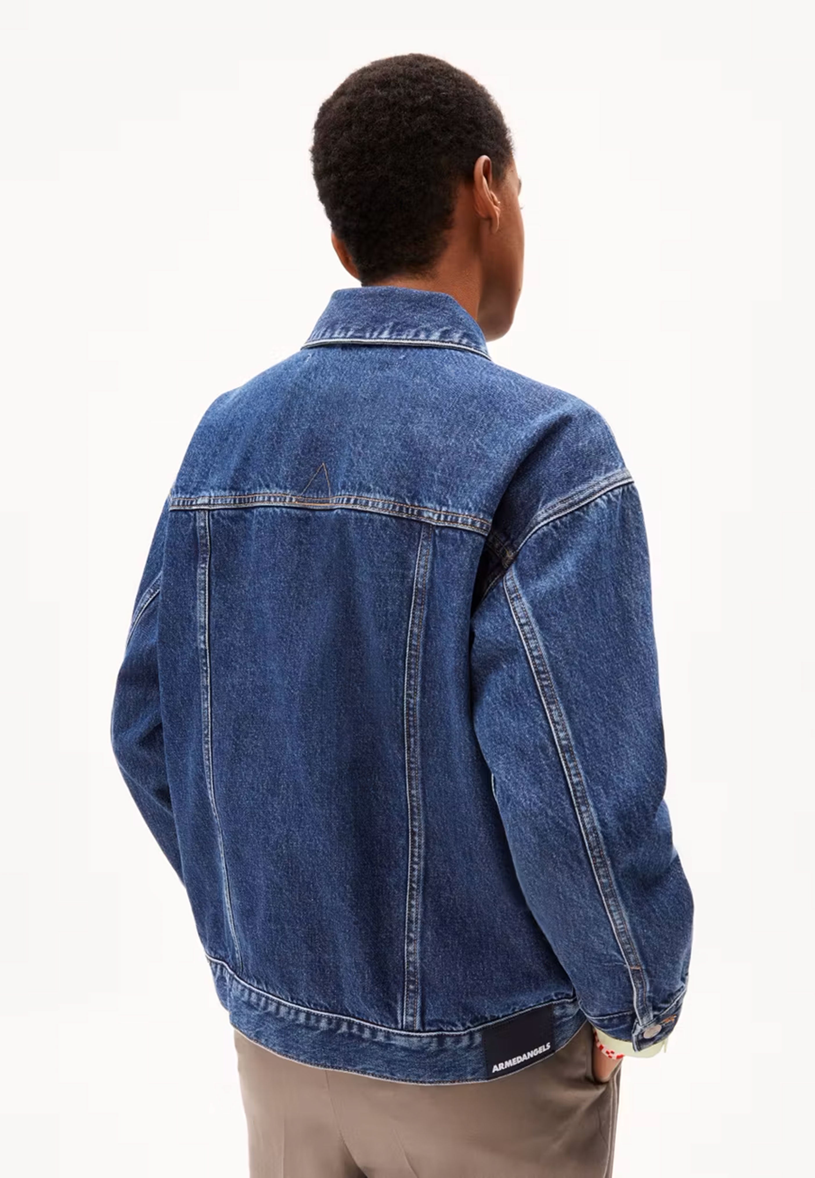 Armedangels - Velitaa Oversized Dark Salty Blue - Jeans Jacket | Women-Image