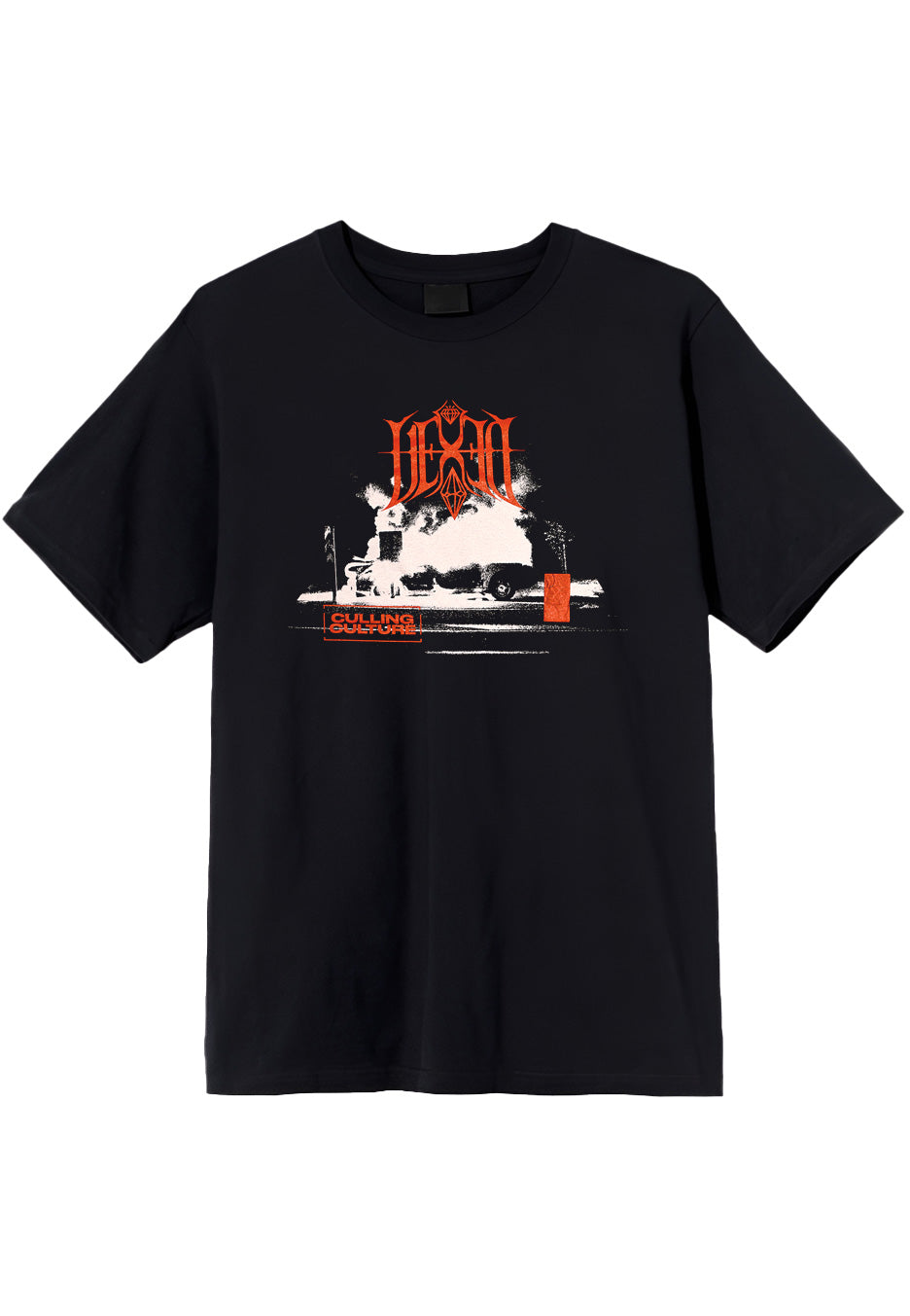 Vexed - Burning Car - T-Shirt | Neutral-Image