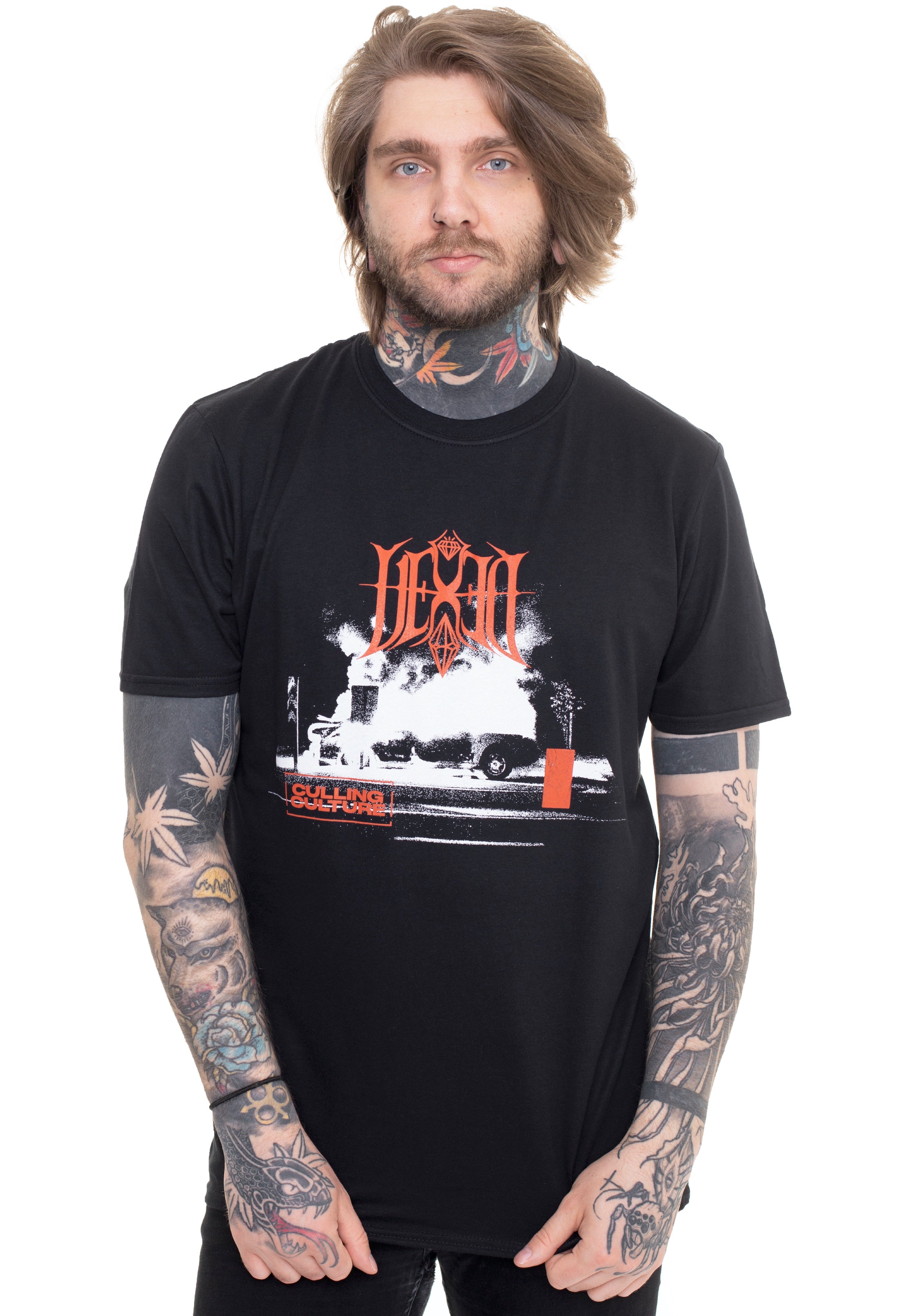 Vexed - Burning Car - T-Shirt | Men-Image