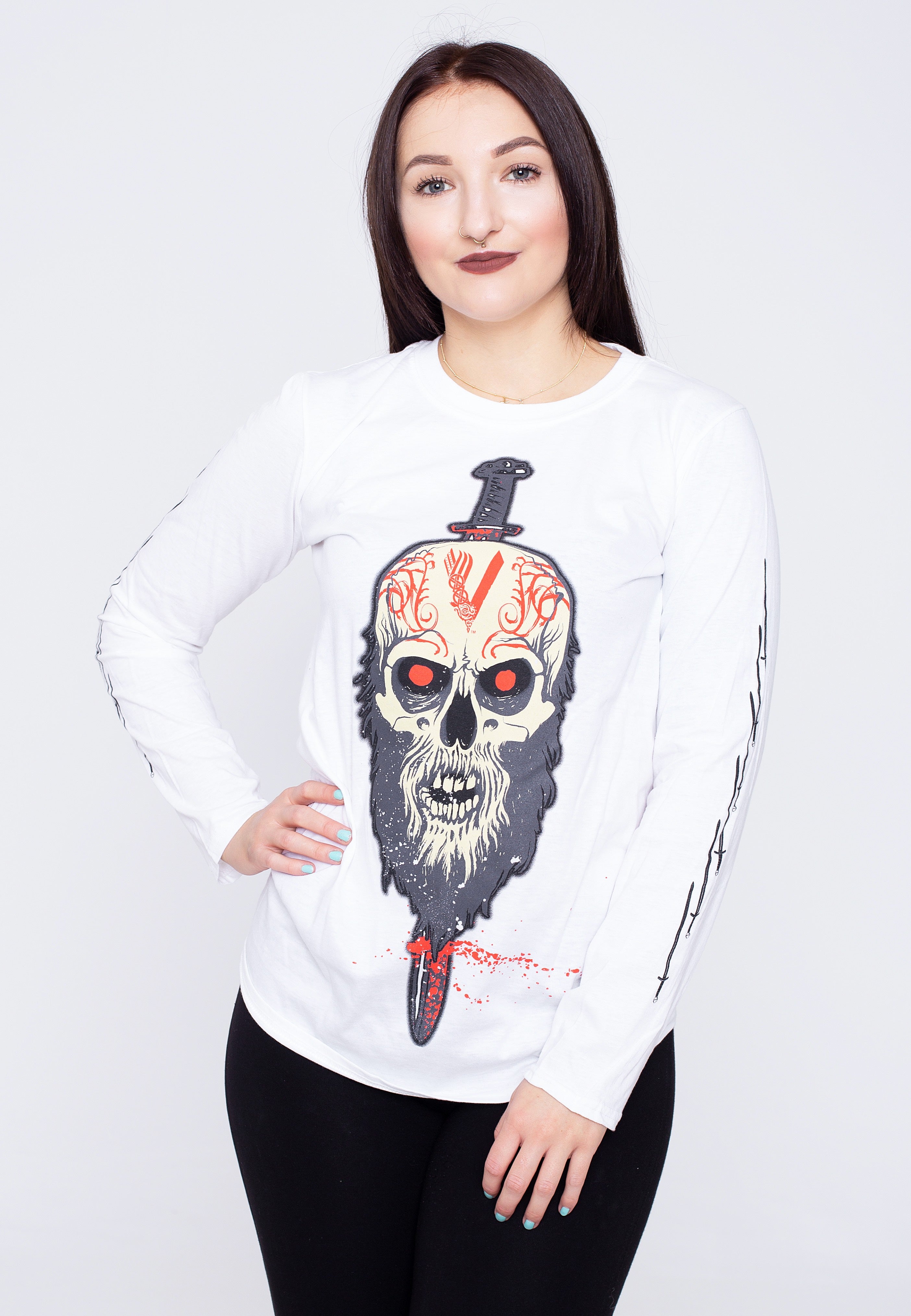 Vikings - Berserker White - Longsleeve | Women-Image