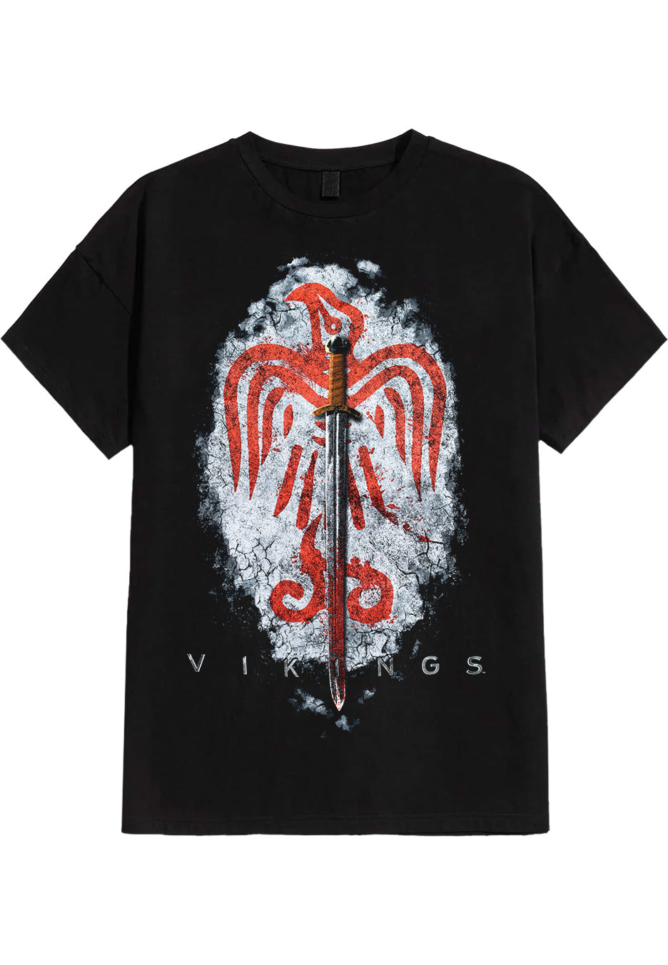 Vikings - Raven Sword - T-Shirt | Neutral-Image