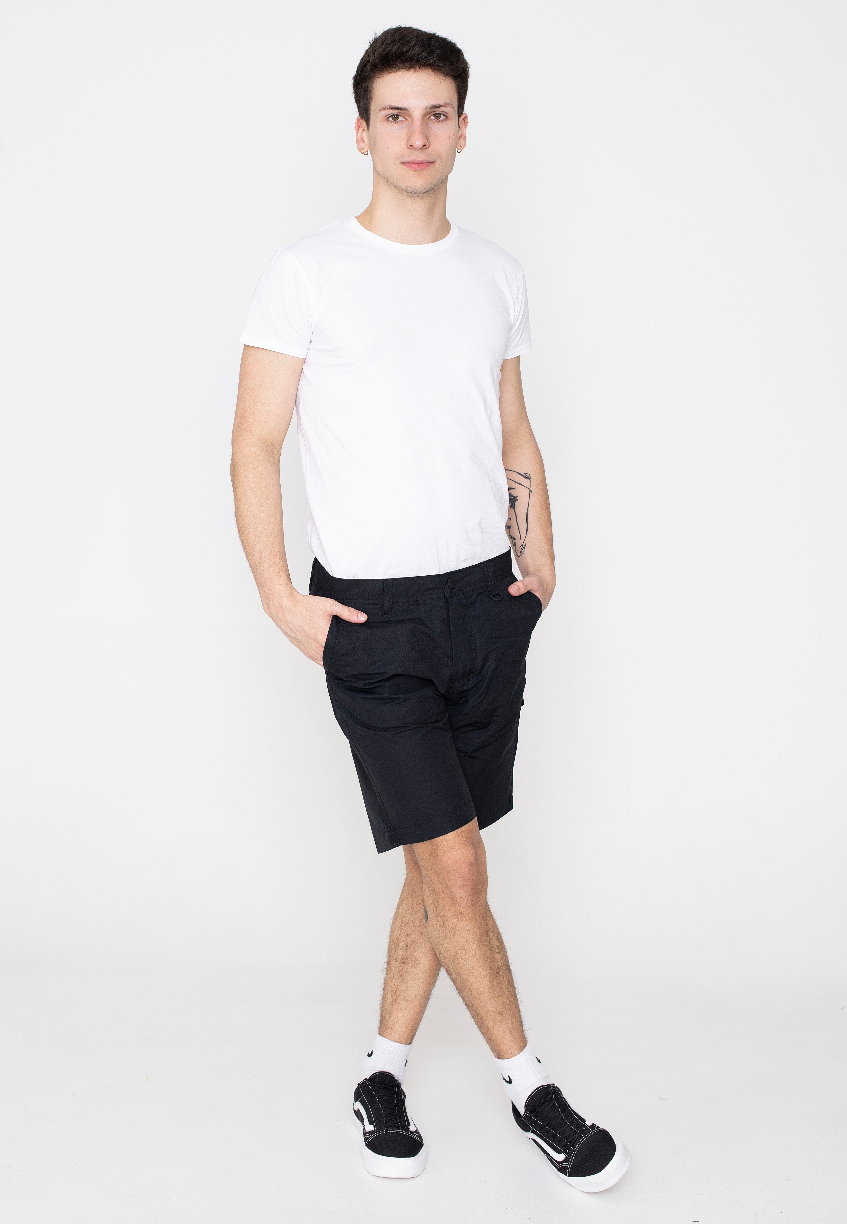 Vintage Industries - Angus Black - Shorts | Men-Image