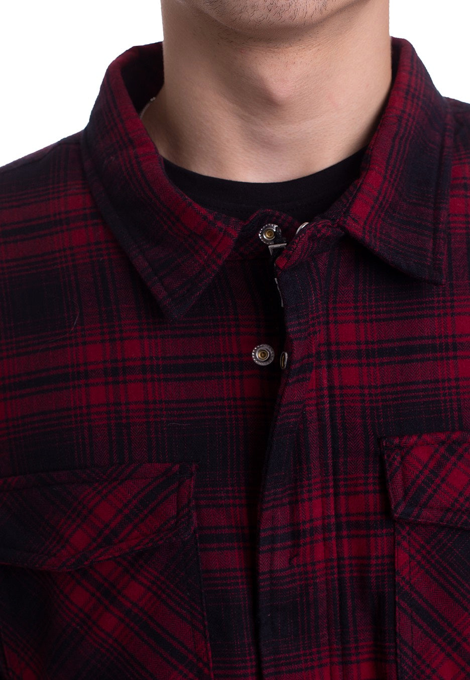 Vintage Industries - Class Sherpa Red Check - Jacket | Men-Image