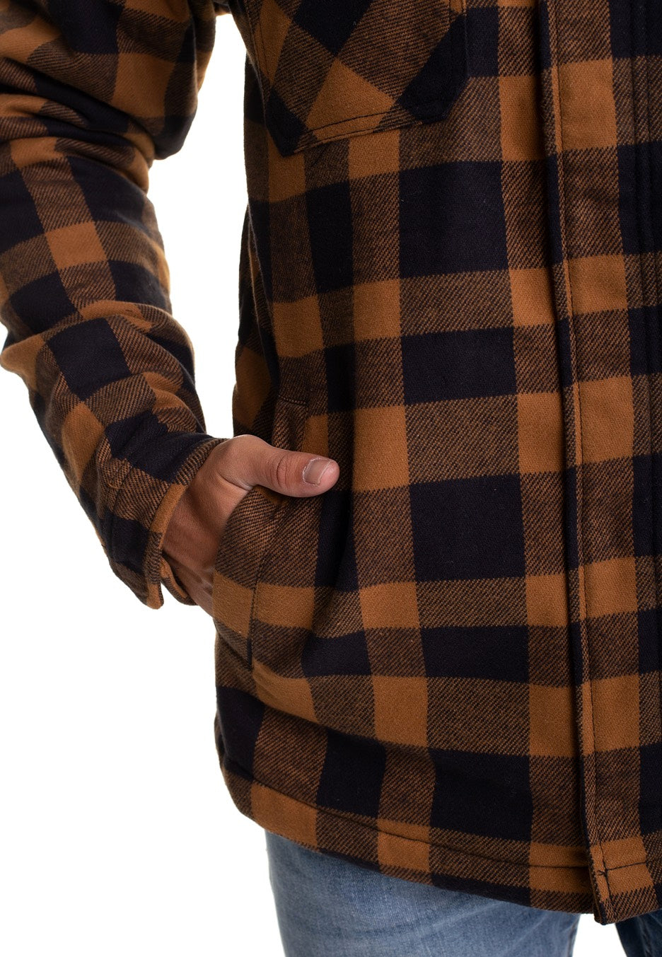 Vintage Industries - Craft Heavyweight Sherpa Yellow Check - Jacket | Men-Image