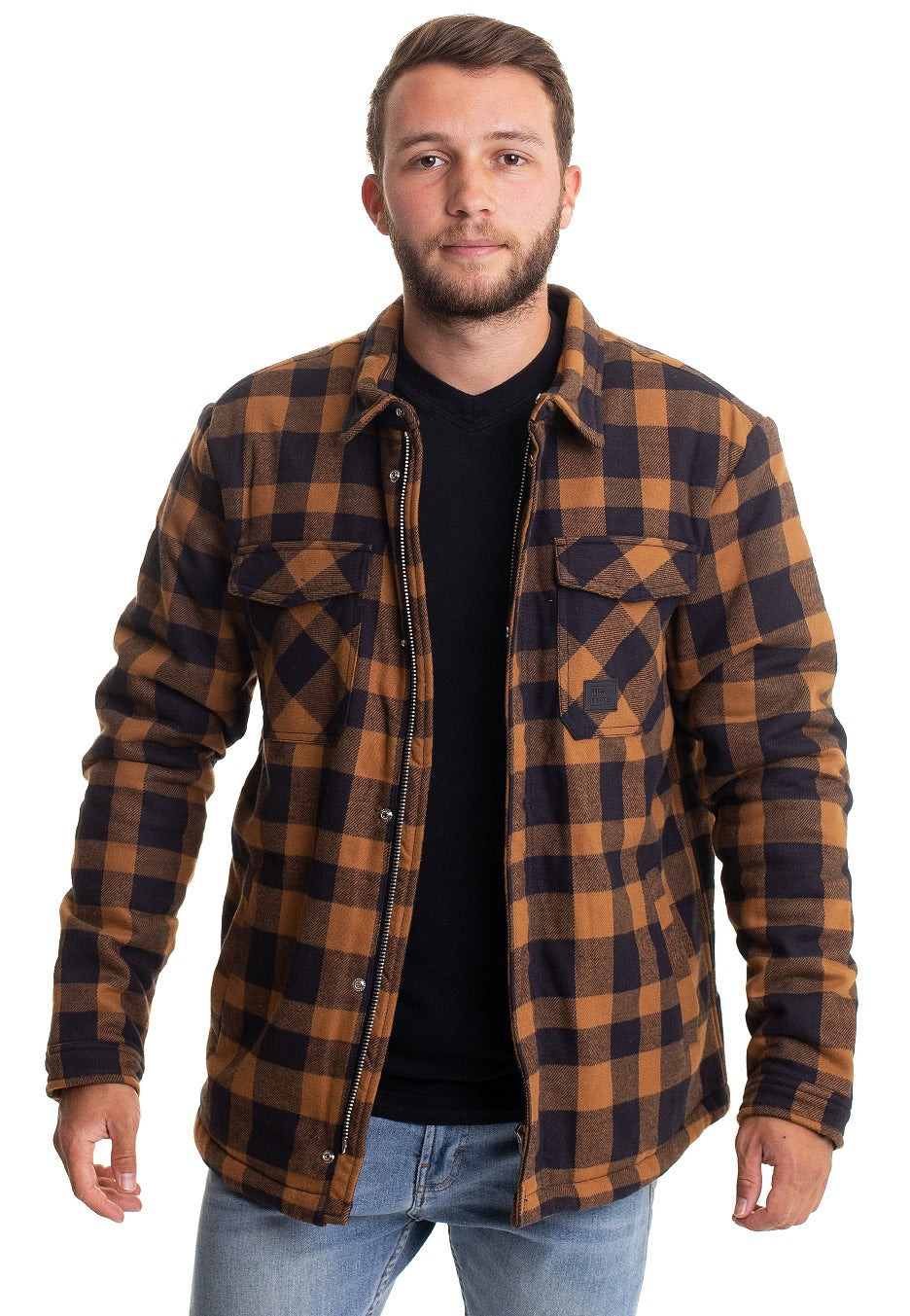 Vintage Industries - Craft Heavyweight Sherpa Yellow Check - Jacket | Men-Image