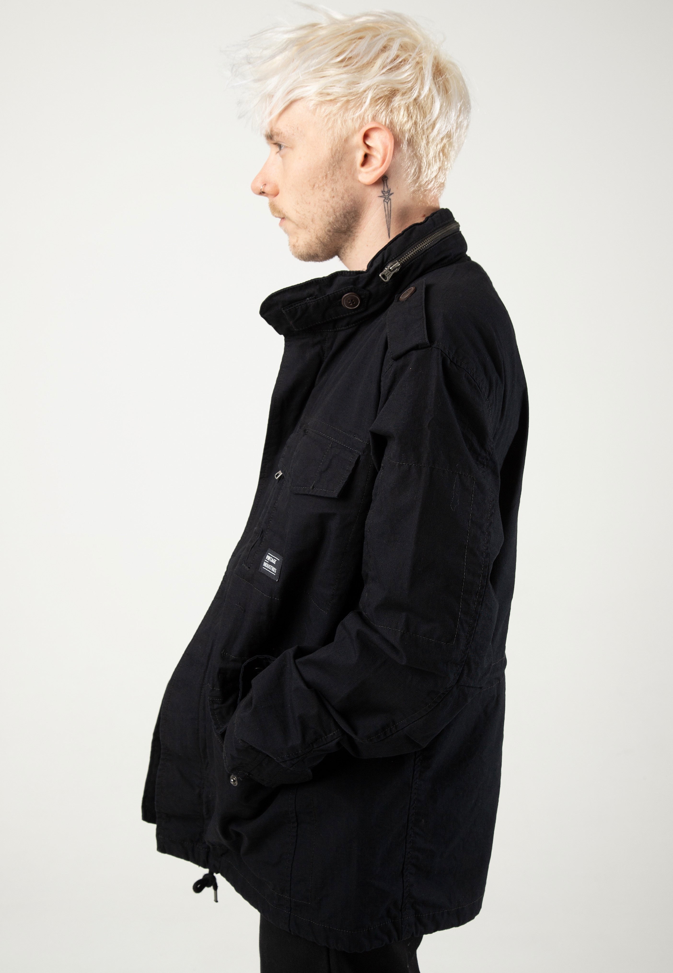 Vintage Industries - Cranford Black - Jacket | Men-Image