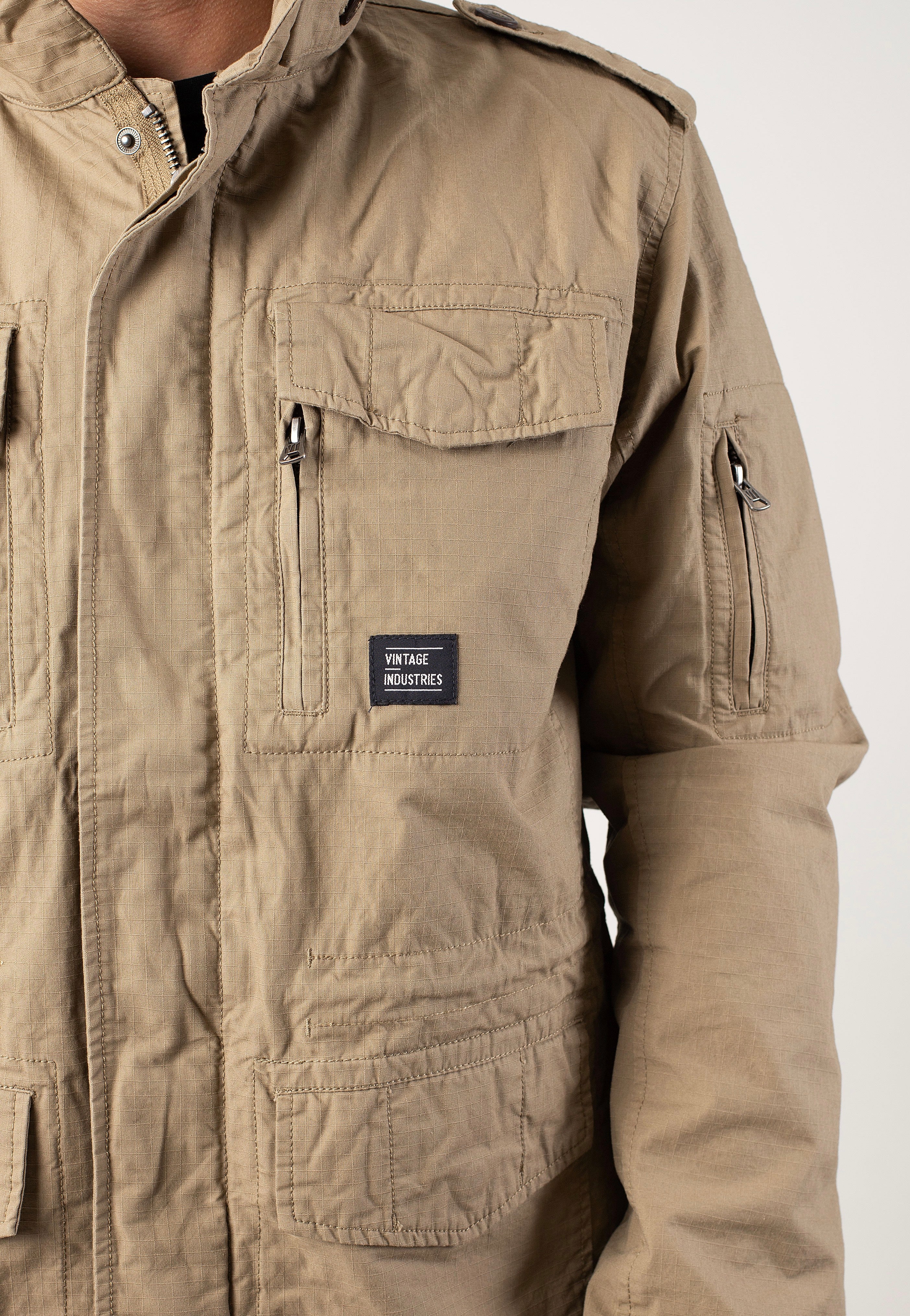 Vintage Industries - Cranford Dark Khaki - Jacket | Men-Image