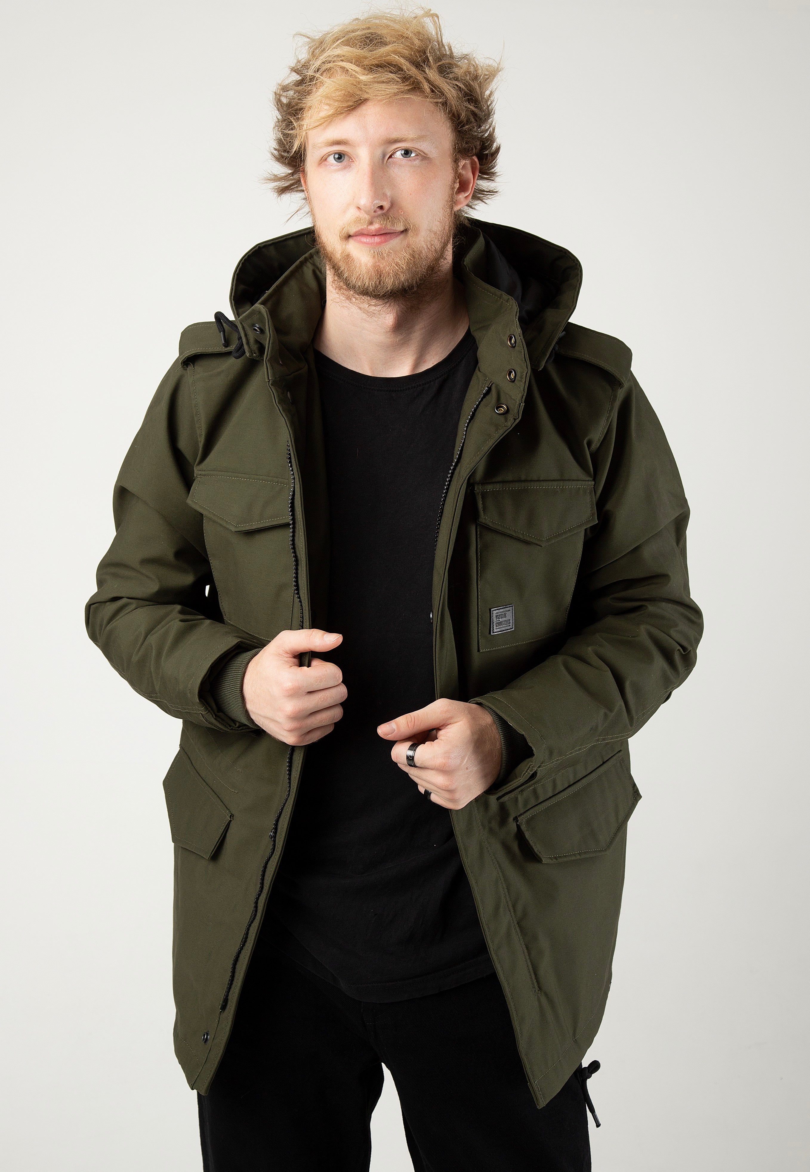 Vintage Industries - Darren Dark Olive - Jacket | Men-Image