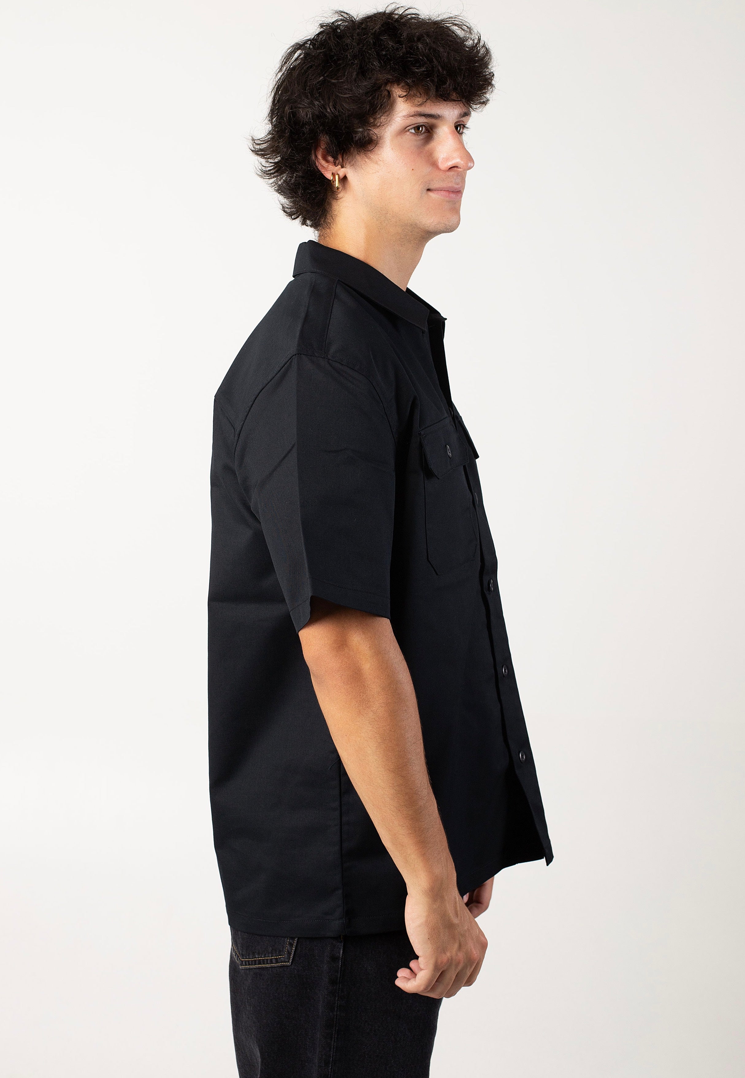 Vintage Industries - Dexter Black - Shirt | Men-Image