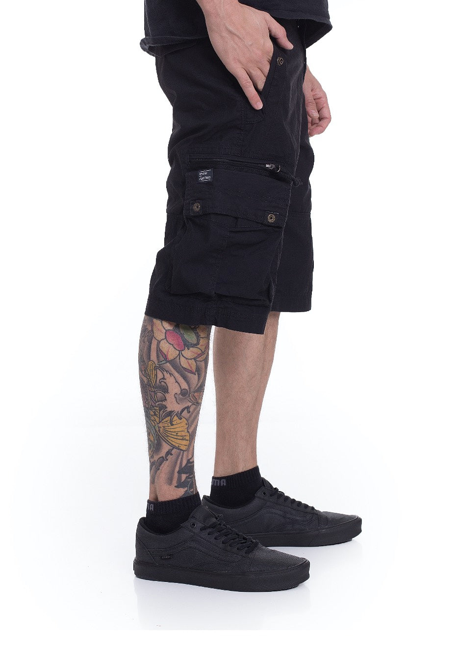 Vintage Industries - Gandor Black - Shorts | Men-Image