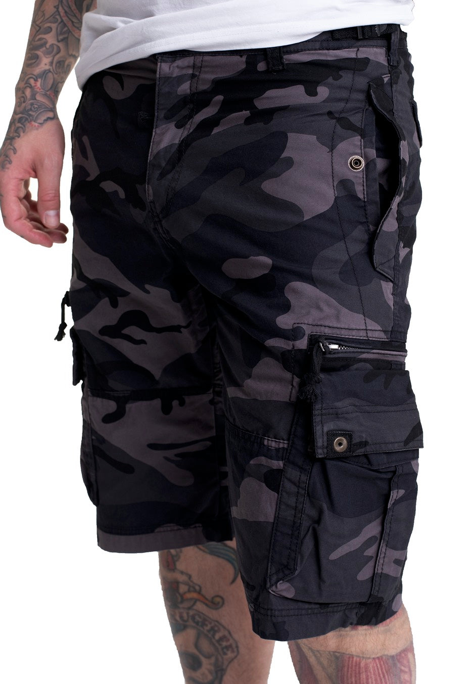 Vintage Industries - Gandor Dark Camo - Shorts | Men-Image