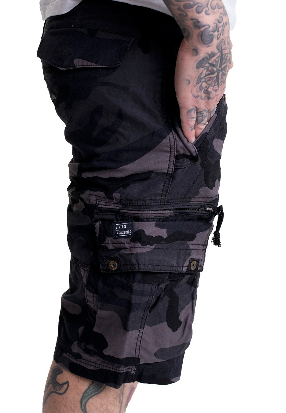 Vintage Industries - Gandor Dark Camo - Shorts | Men-Image