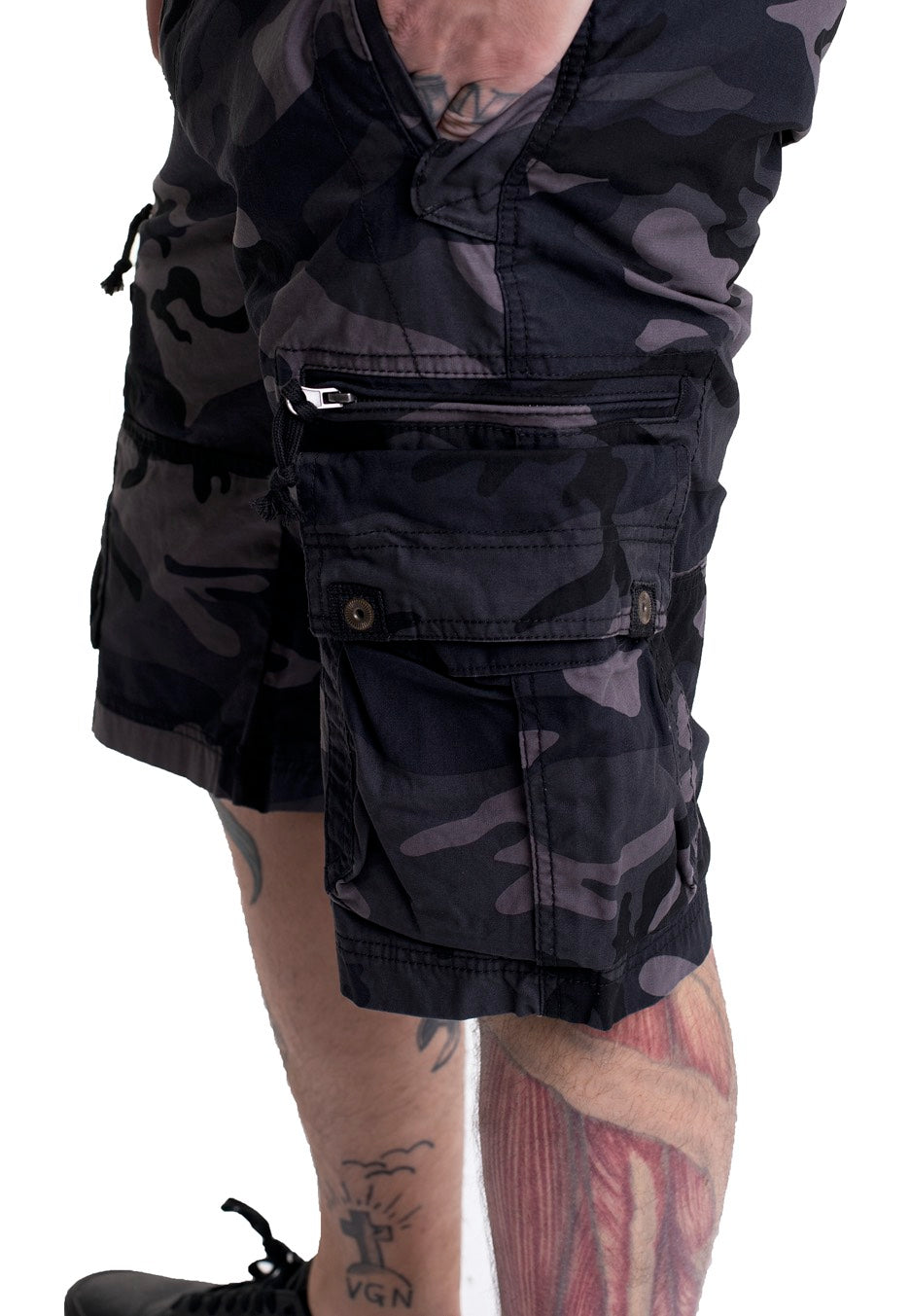 Vintage Industries - Gandor Dark Camo - Shorts | Men-Image