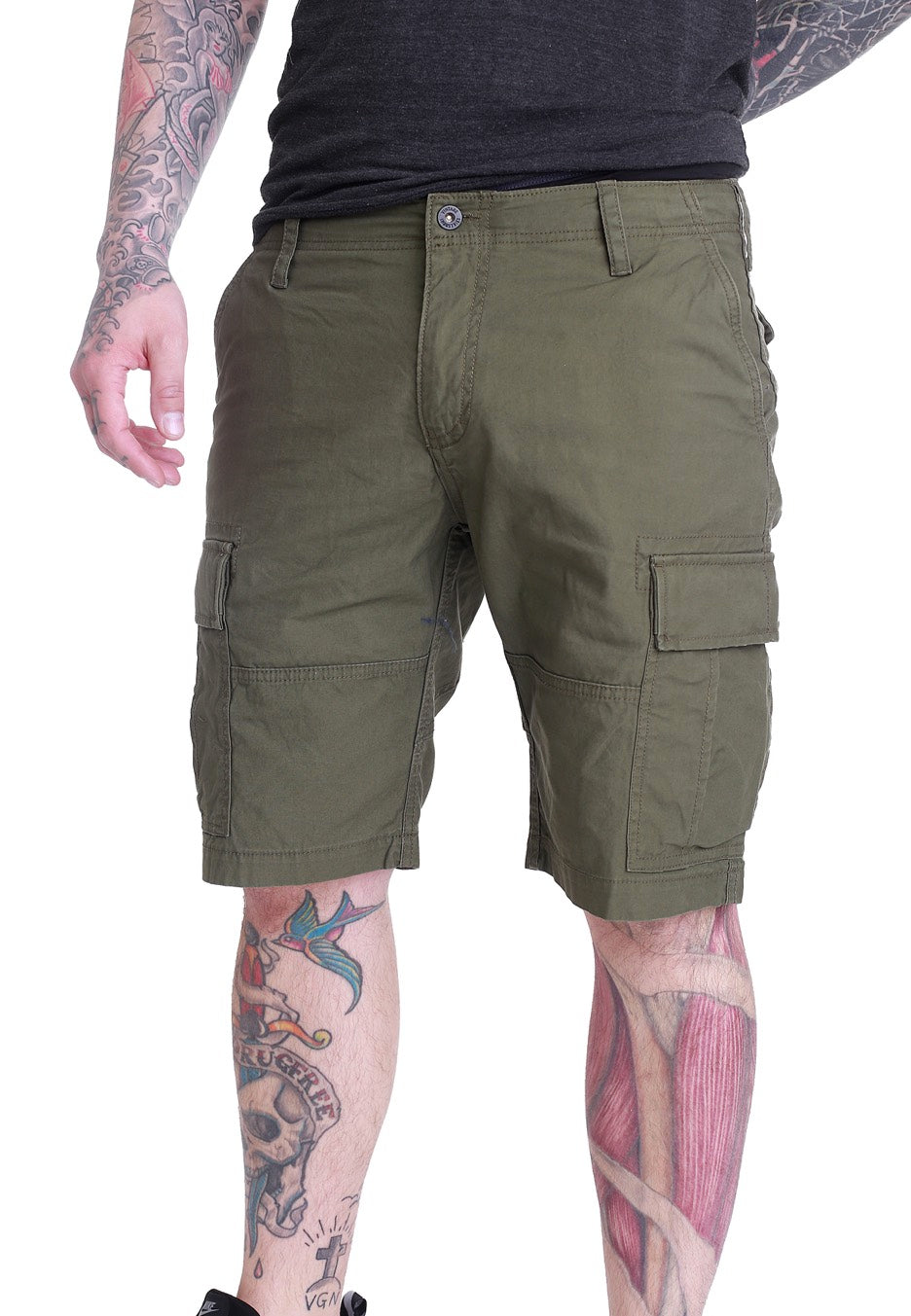 Vintage Industries - Kirby Olive - Shorts | Men-Image