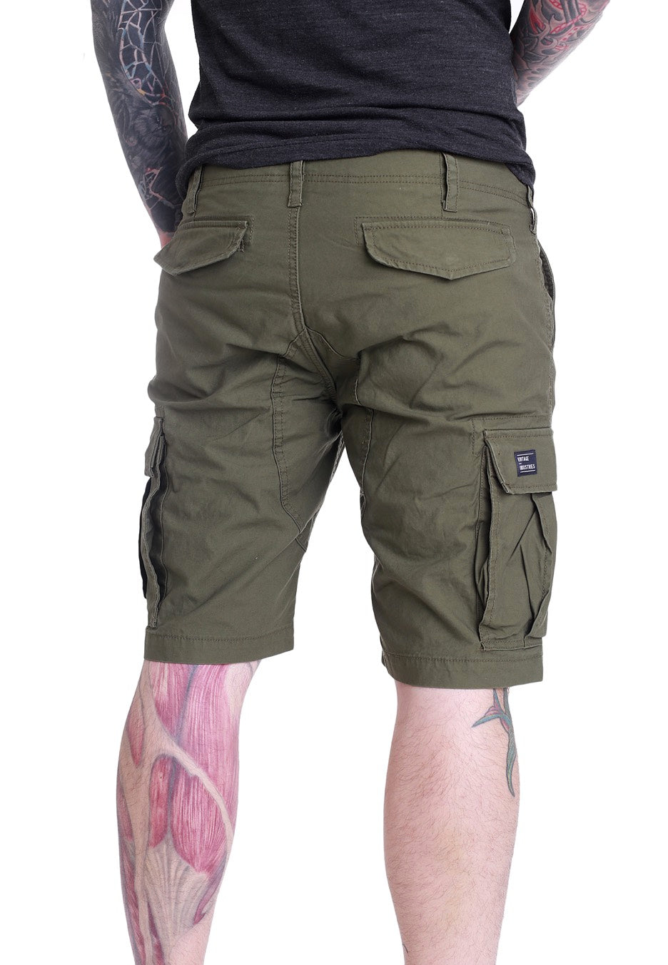 Vintage Industries - Kirby Olive - Shorts | Men-Image