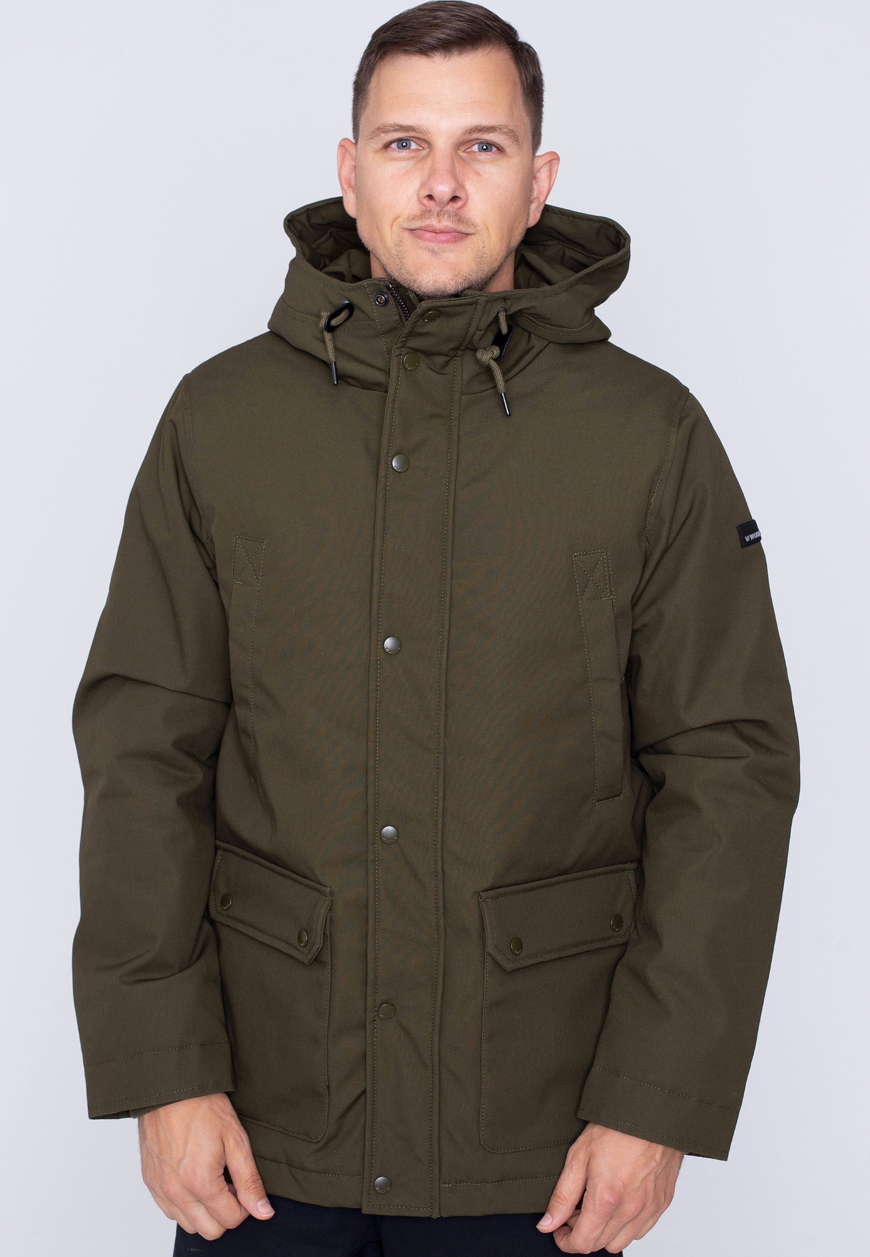 Vintage Industries - Ledger Olive - Jacket | Men-Image