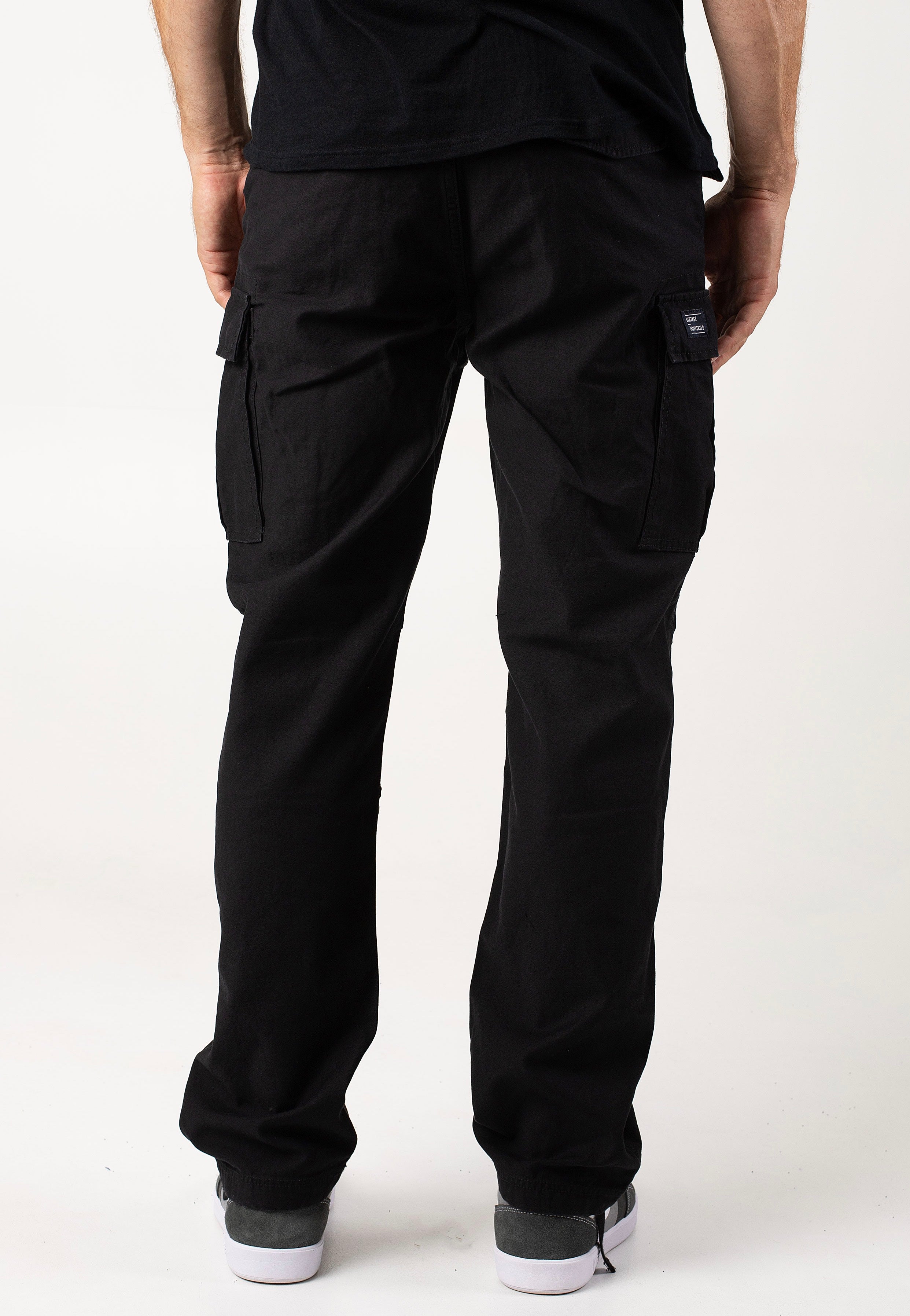 Vintage Industries - M65 Heavy Satin Black - Pants | Men-Image