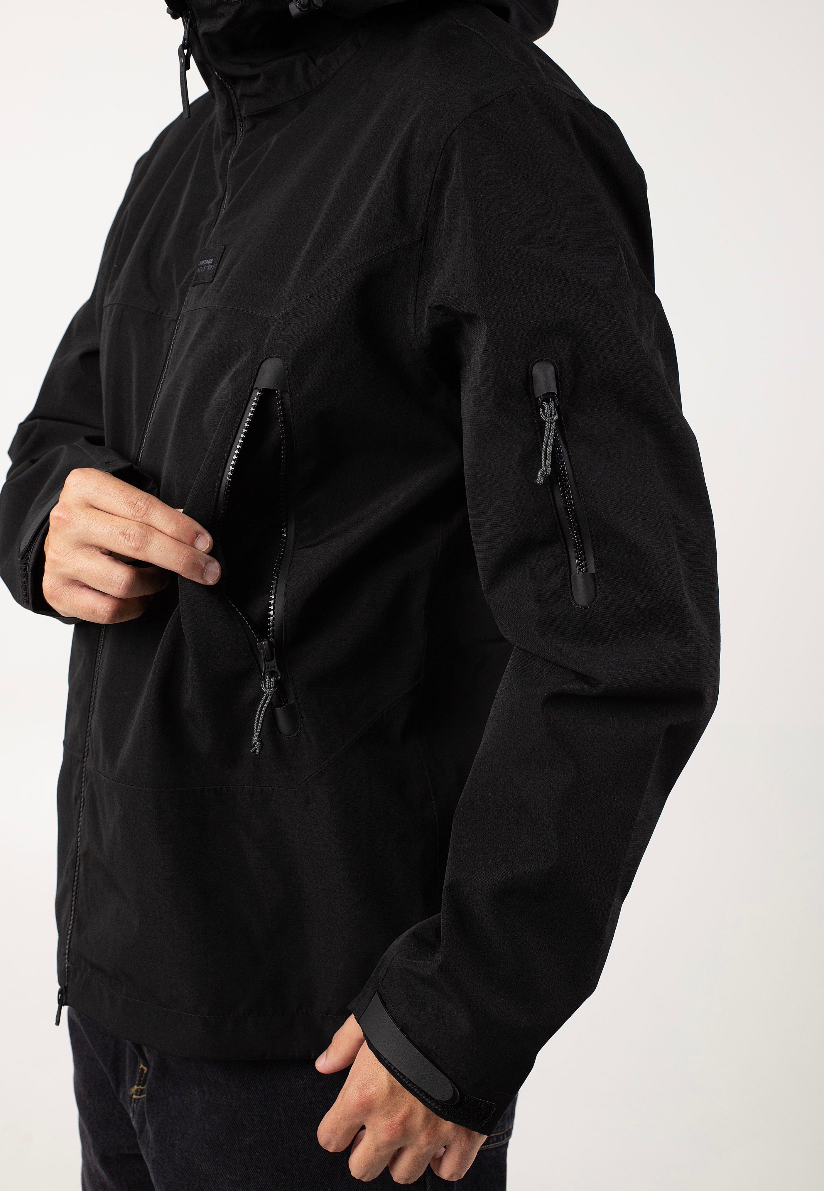 Vintage Industries - Otto Black - Windbreaker | Men-Image