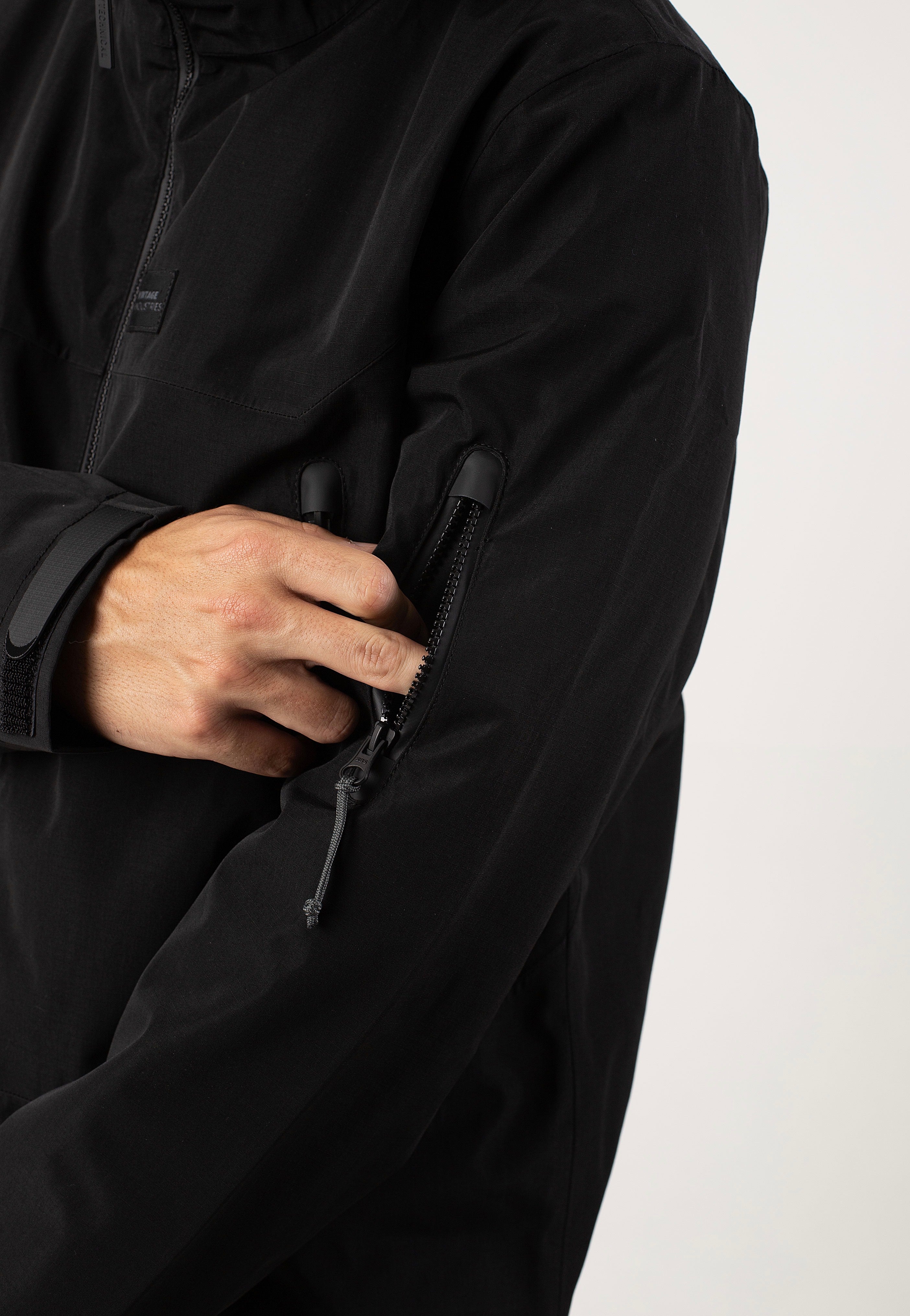 Vintage Industries - Otto Black - Windbreaker | Men-Image