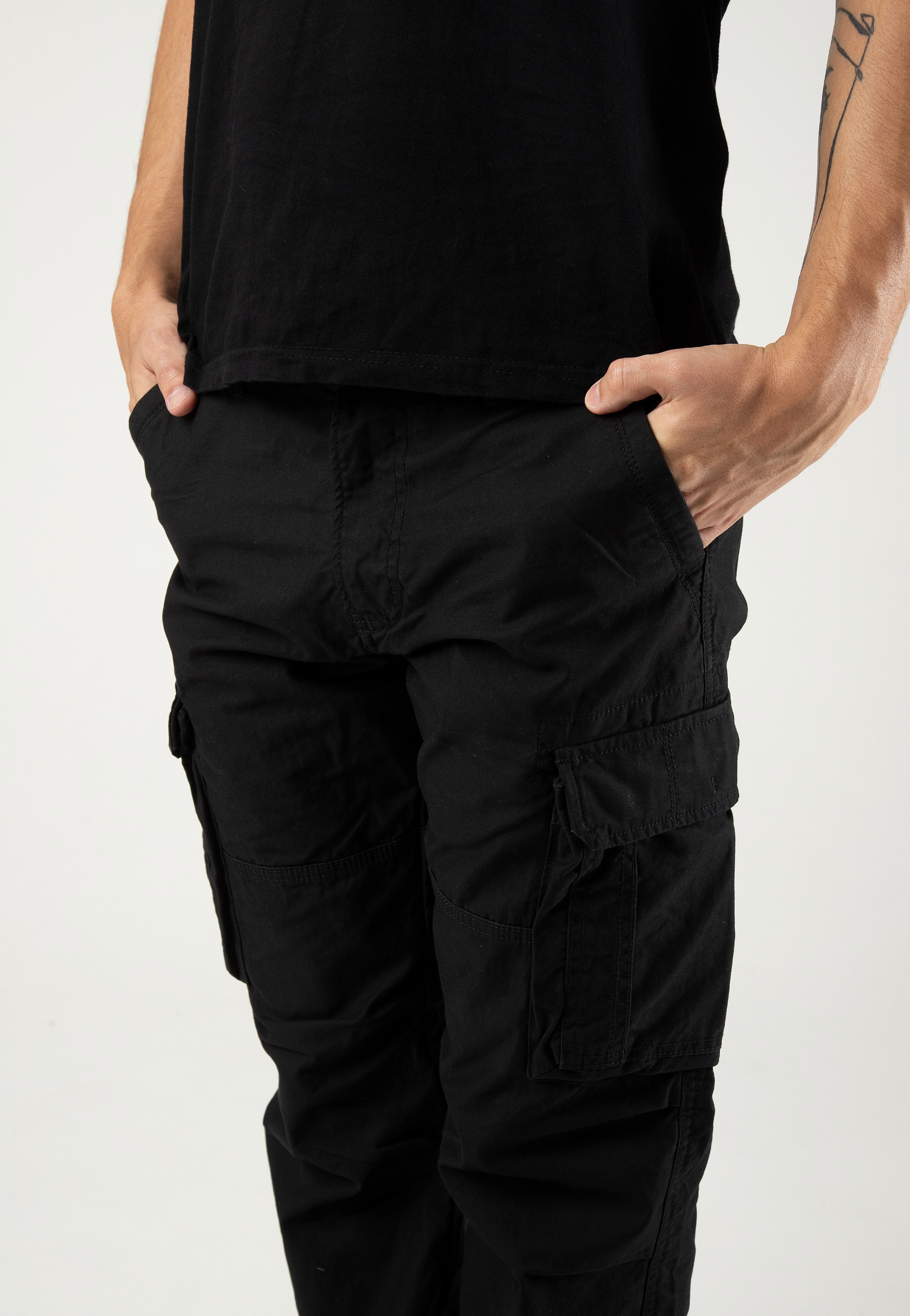 Vintage Industries - Reef Black - Pants | Men-Image