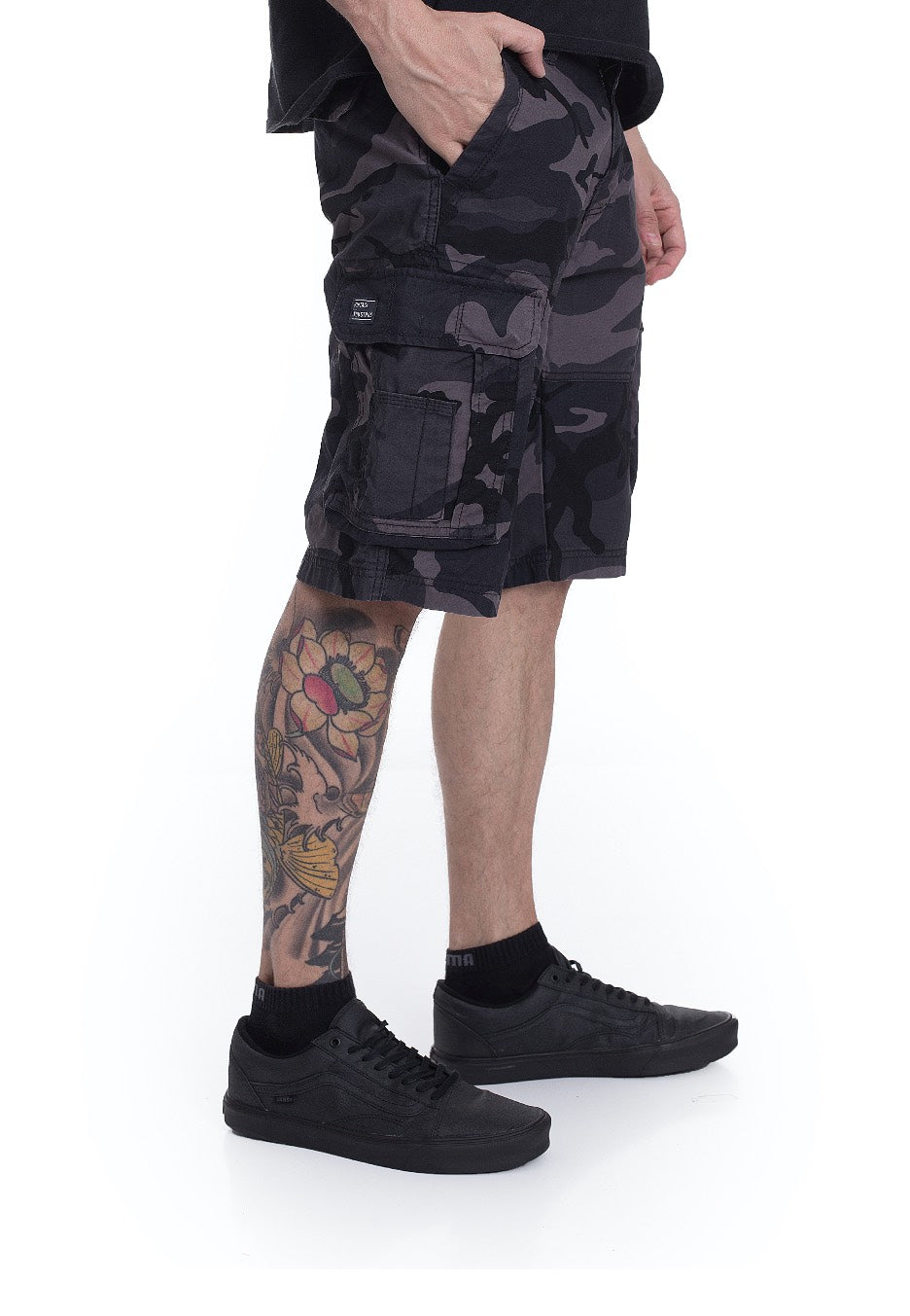 Vintage Industries - Rowing Dark Camo - Shorts | Men-Image