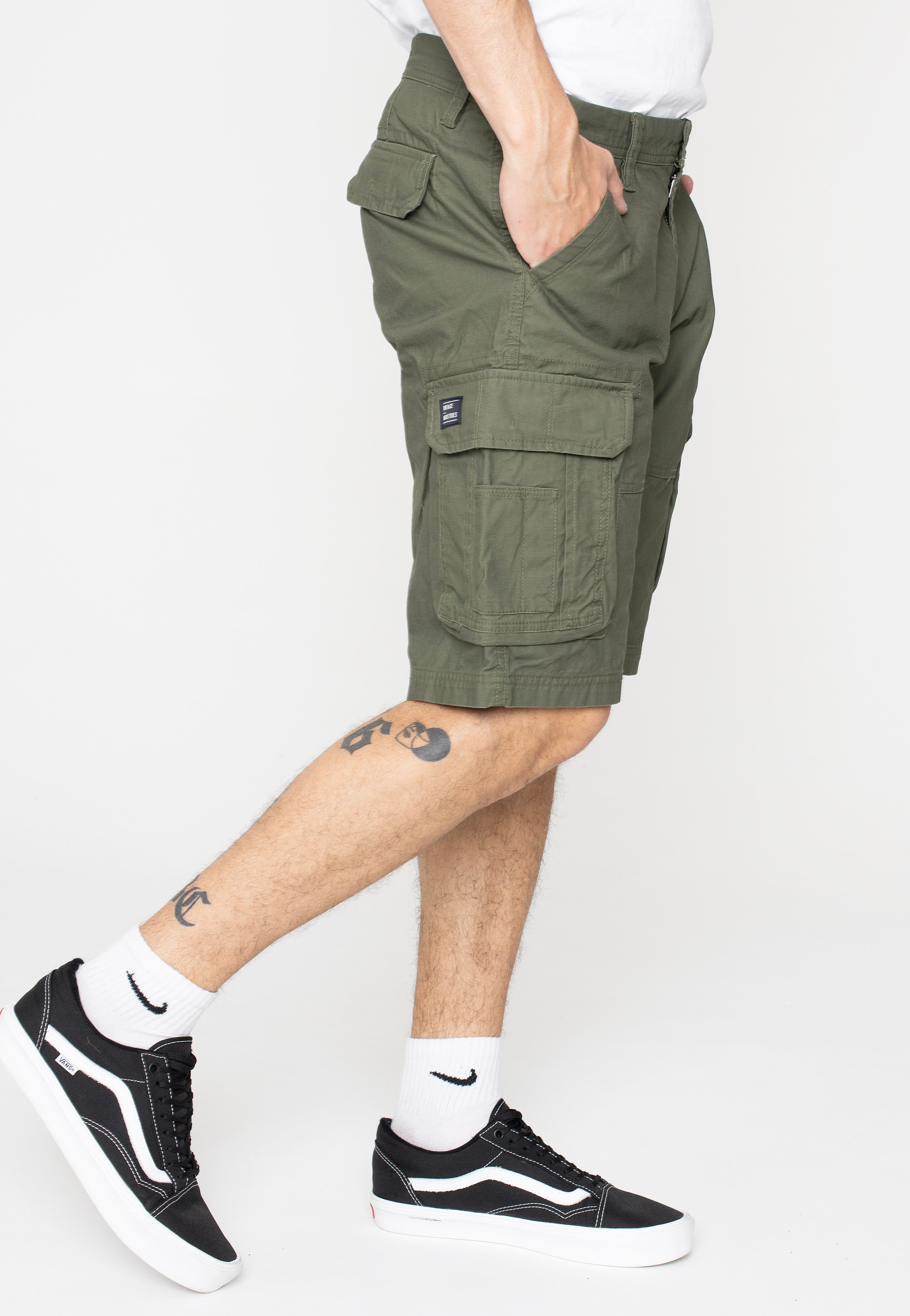 Vintage Industries - Rowing Olive - Shorts | Men-Image