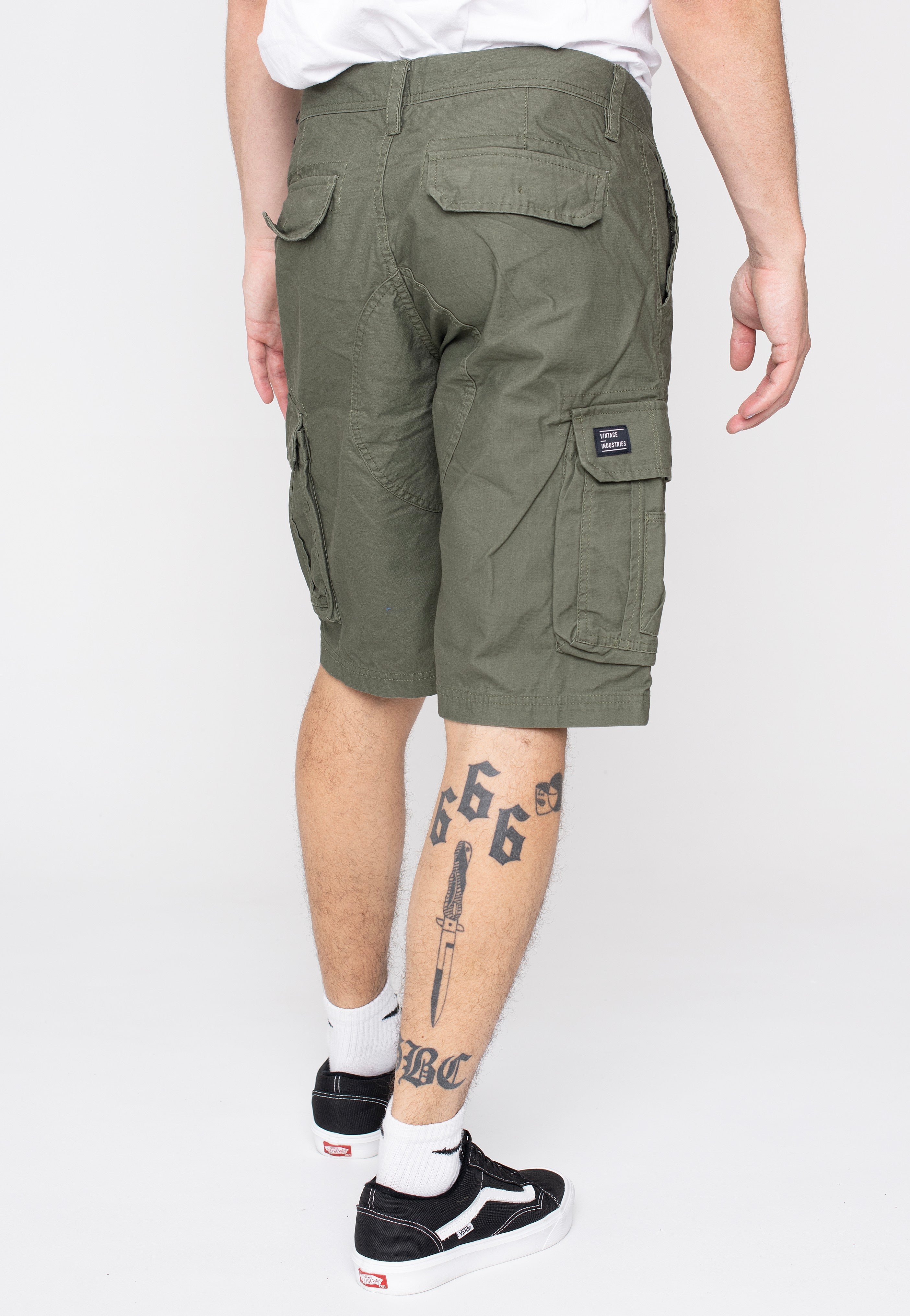 Vintage Industries - Rowing Olive - Shorts | Men-Image