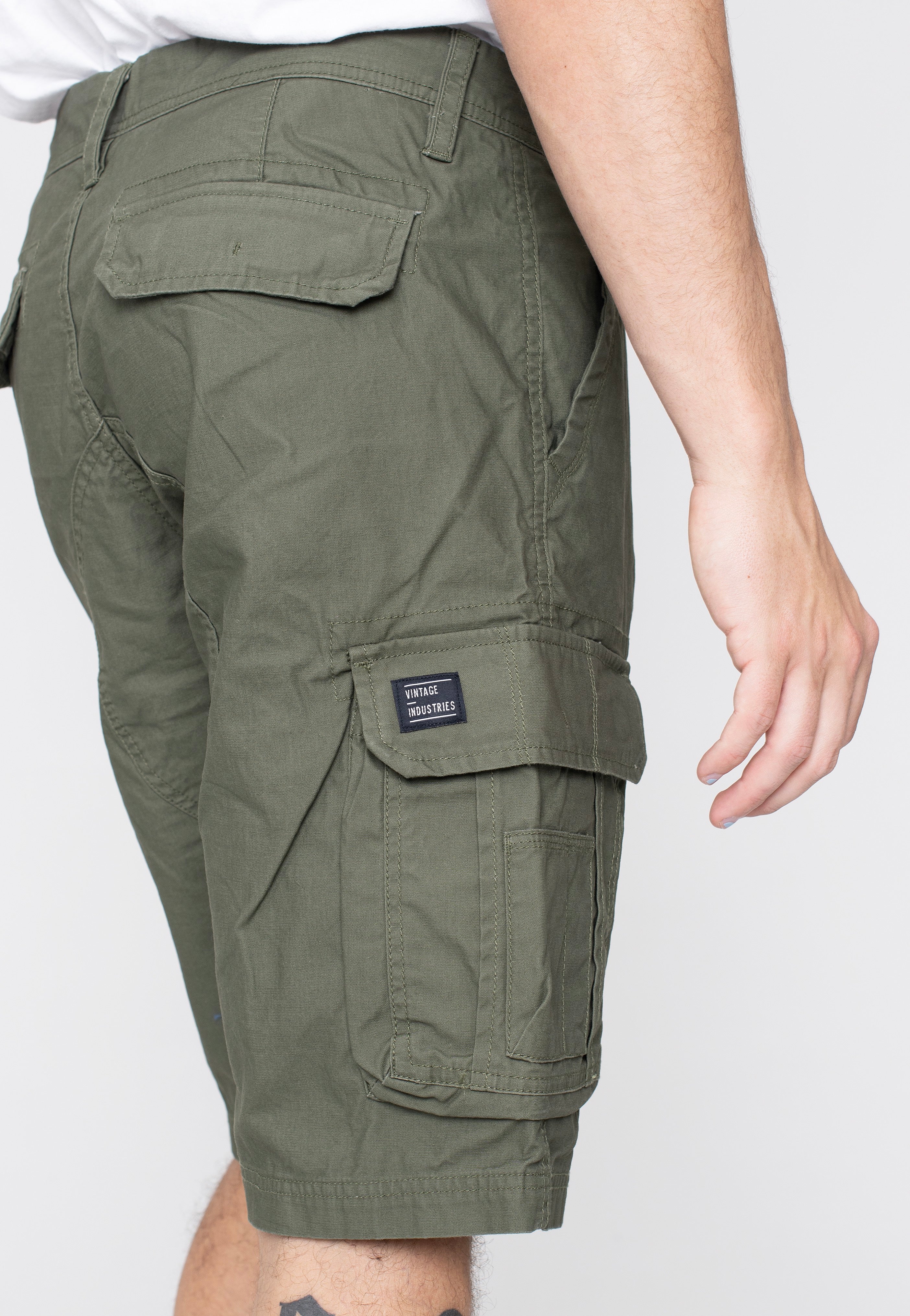 Vintage Industries - Rowing Olive - Shorts | Men-Image