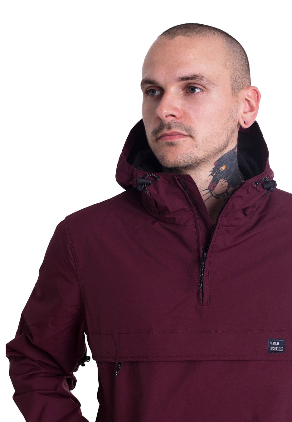 Vintage Industries - Shooter Burgundy - Windbreaker | Men-Image