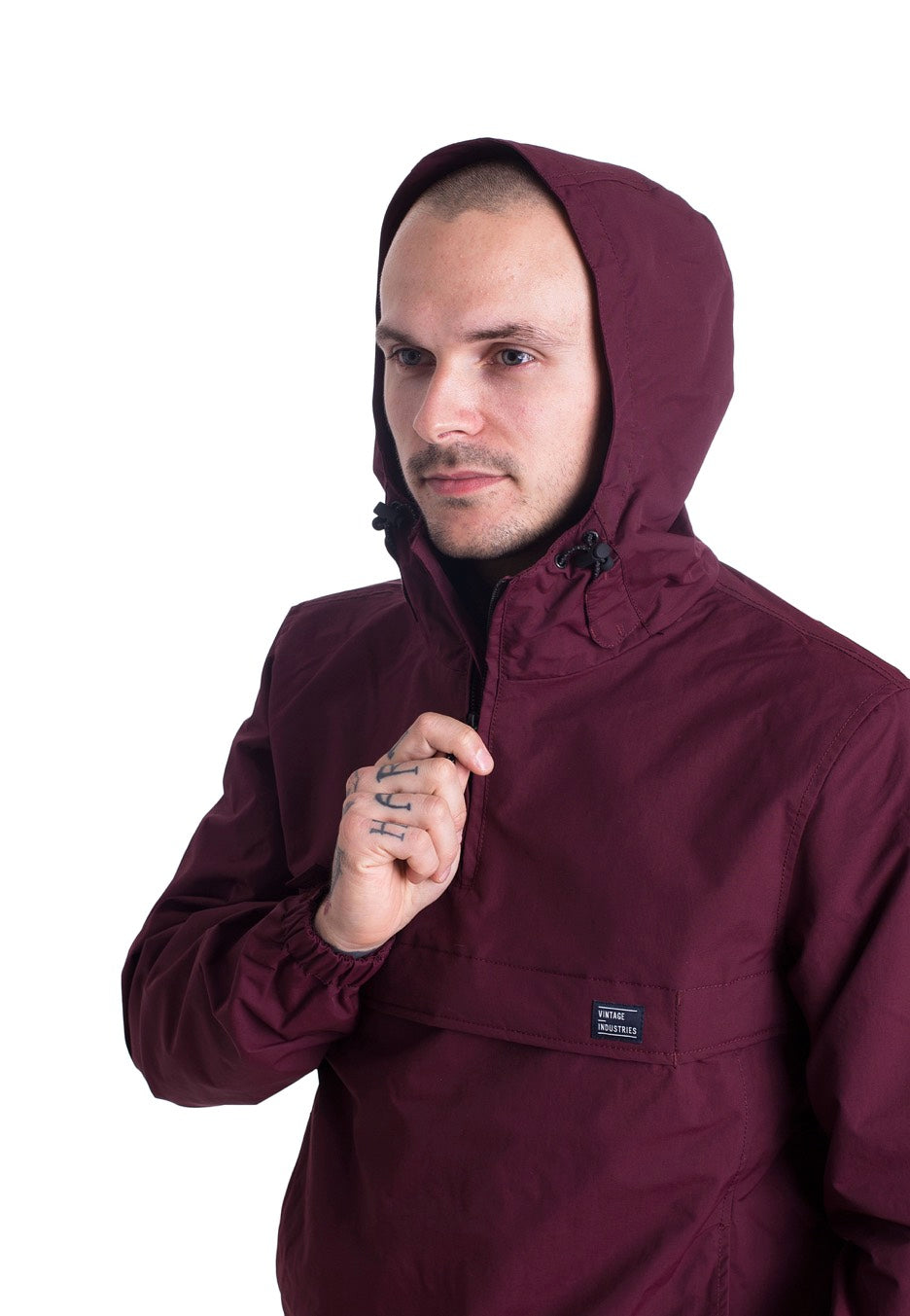 Vintage Industries - Shooter Burgundy - Windbreaker | Men-Image