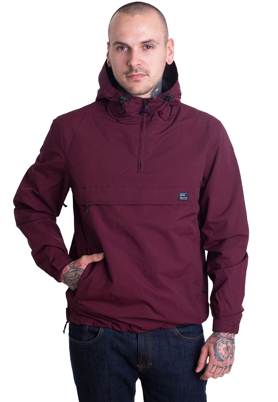 Vintage Industries - Shooter Burgundy - Windbreaker | Men-Image