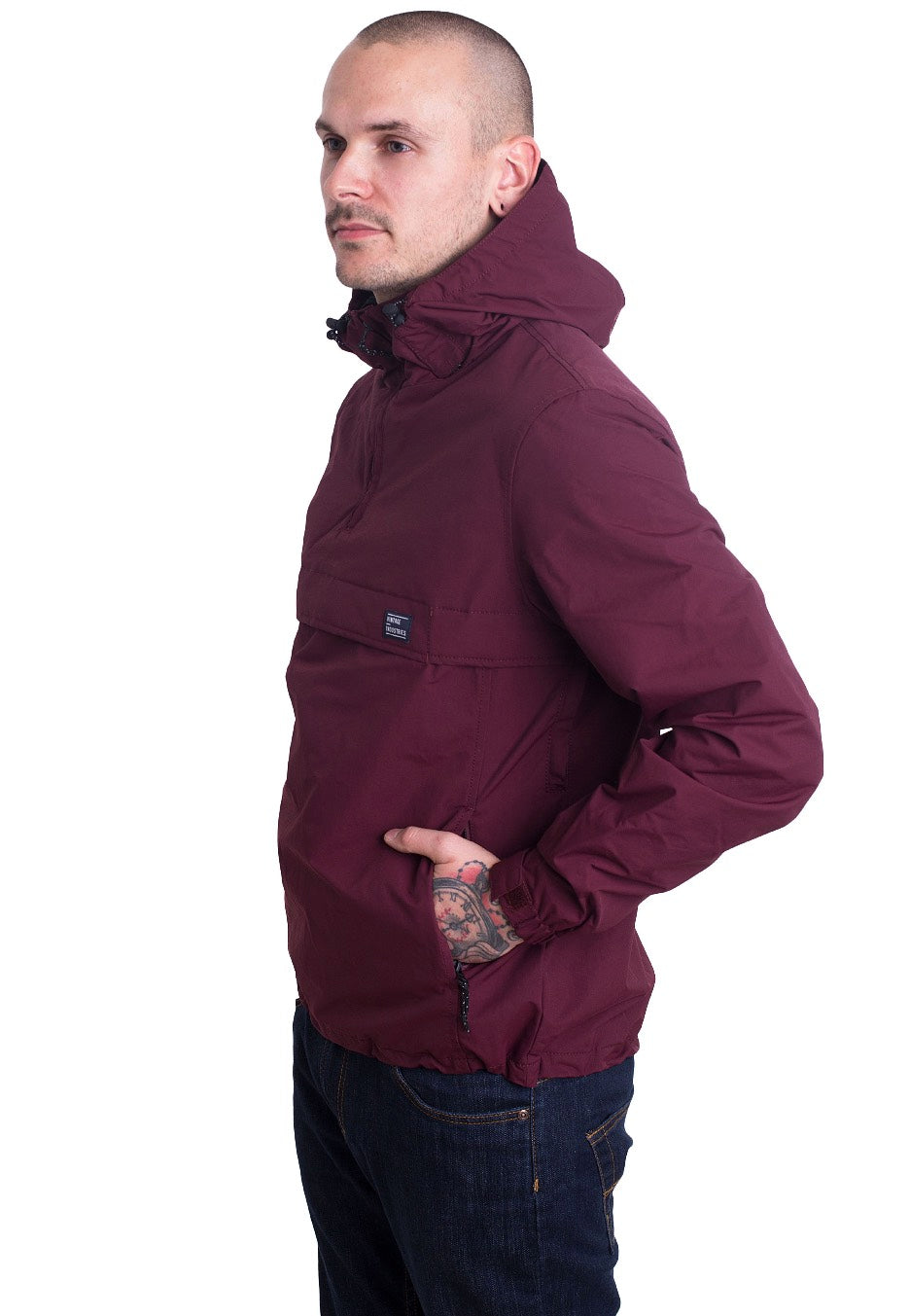 Vintage Industries - Shooter Burgundy - Windbreaker | Men-Image