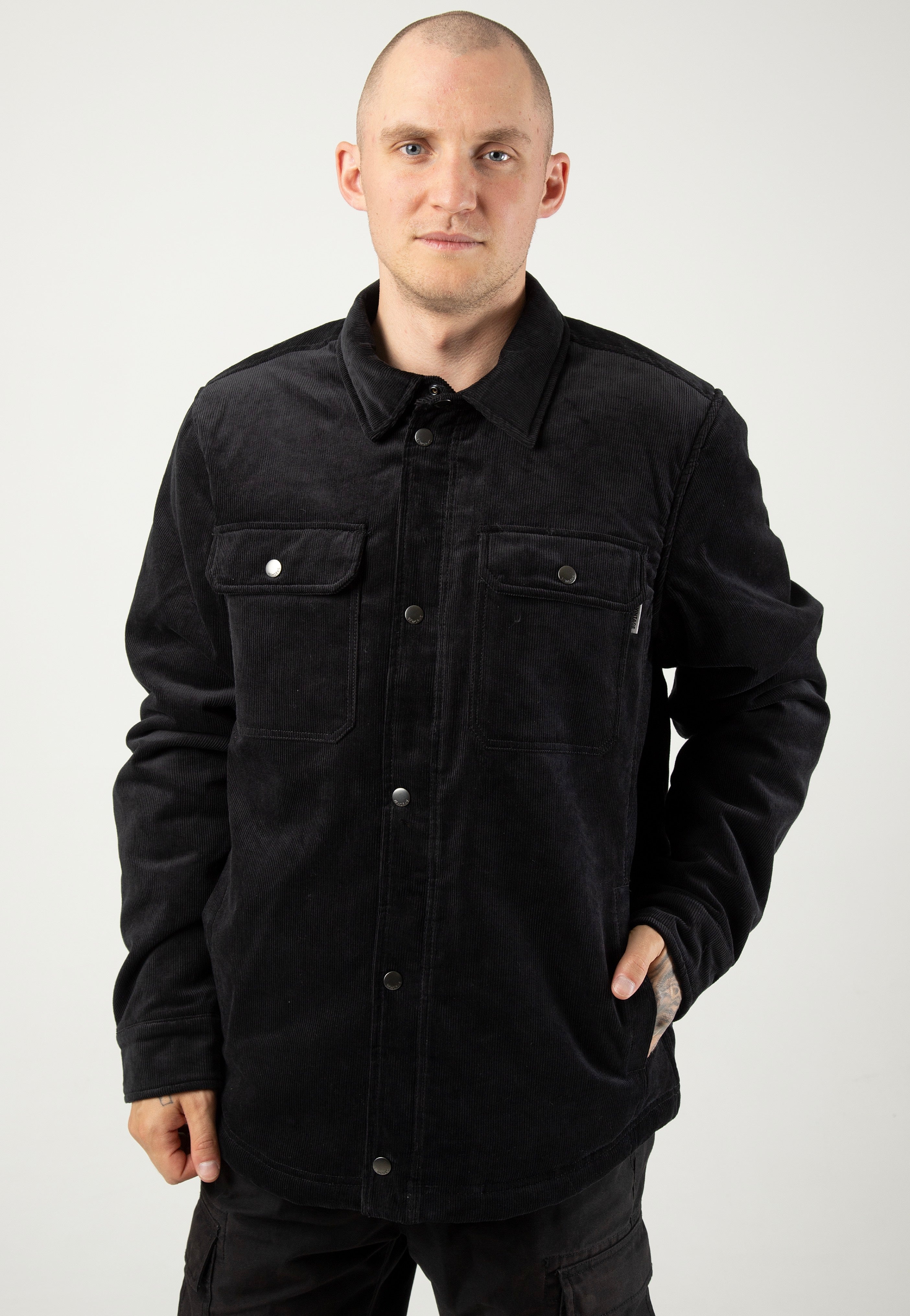 Vintage Industries - Steven Padded Black - Jacket | Men-Image