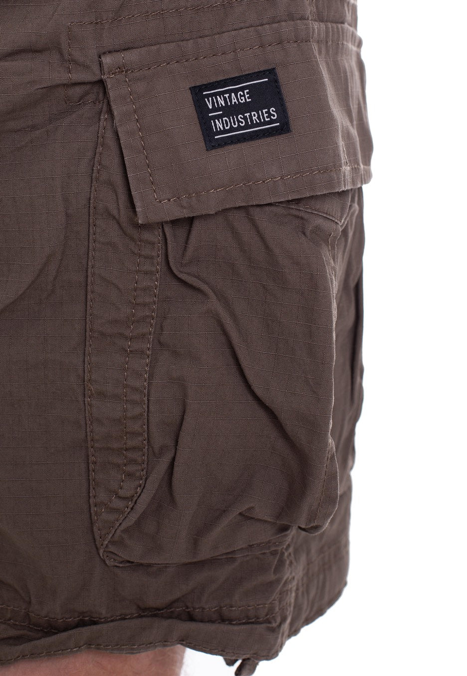 Vintage Industries - Terrance Dark Khaki - Shorts | Men-Image