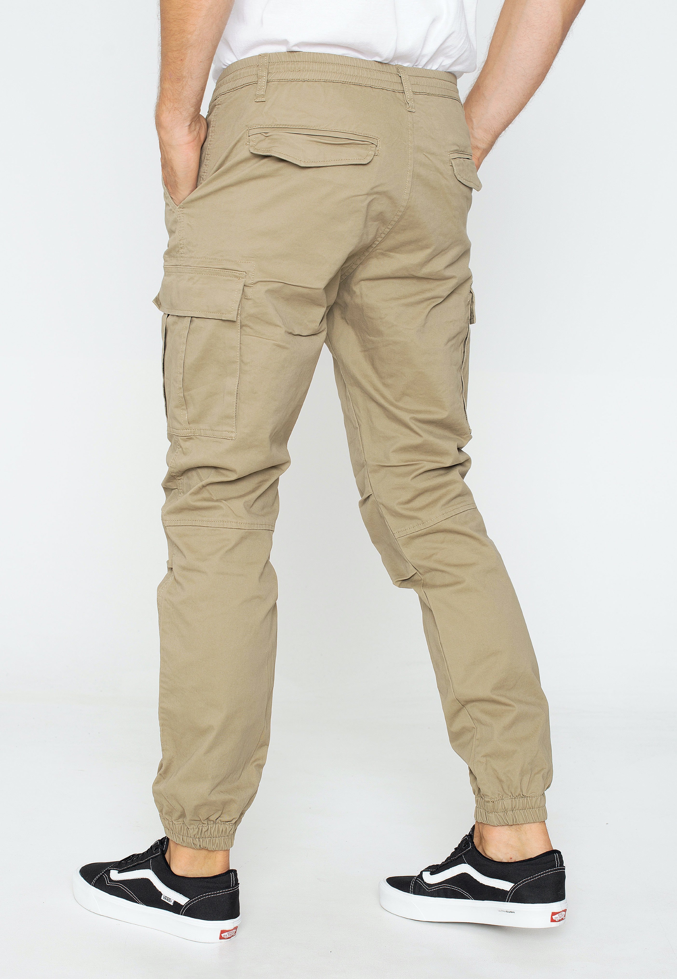 Vintage Industries - Vince Cargo Jogger Dark Khaki - Pants | Men-Image