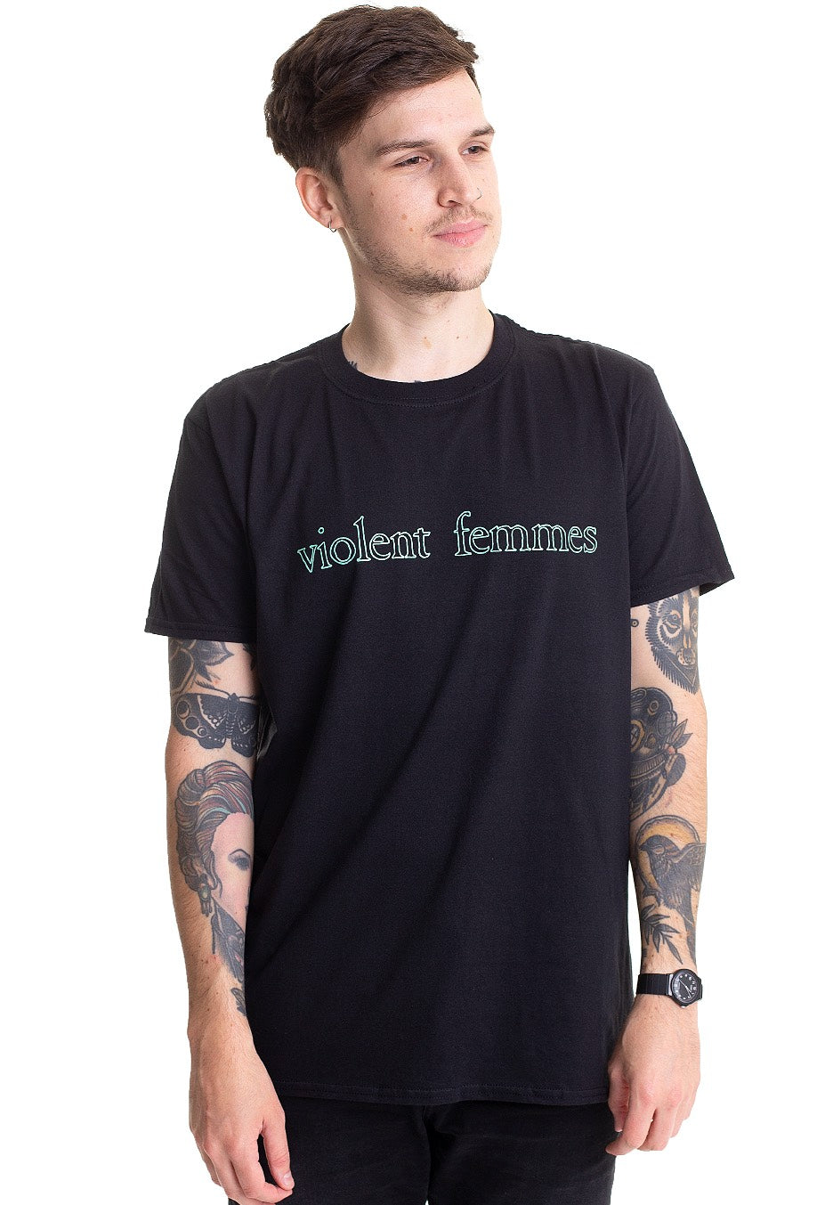 Violent Femmes - Green Vintage Logo - T-Shirt | Men-Image